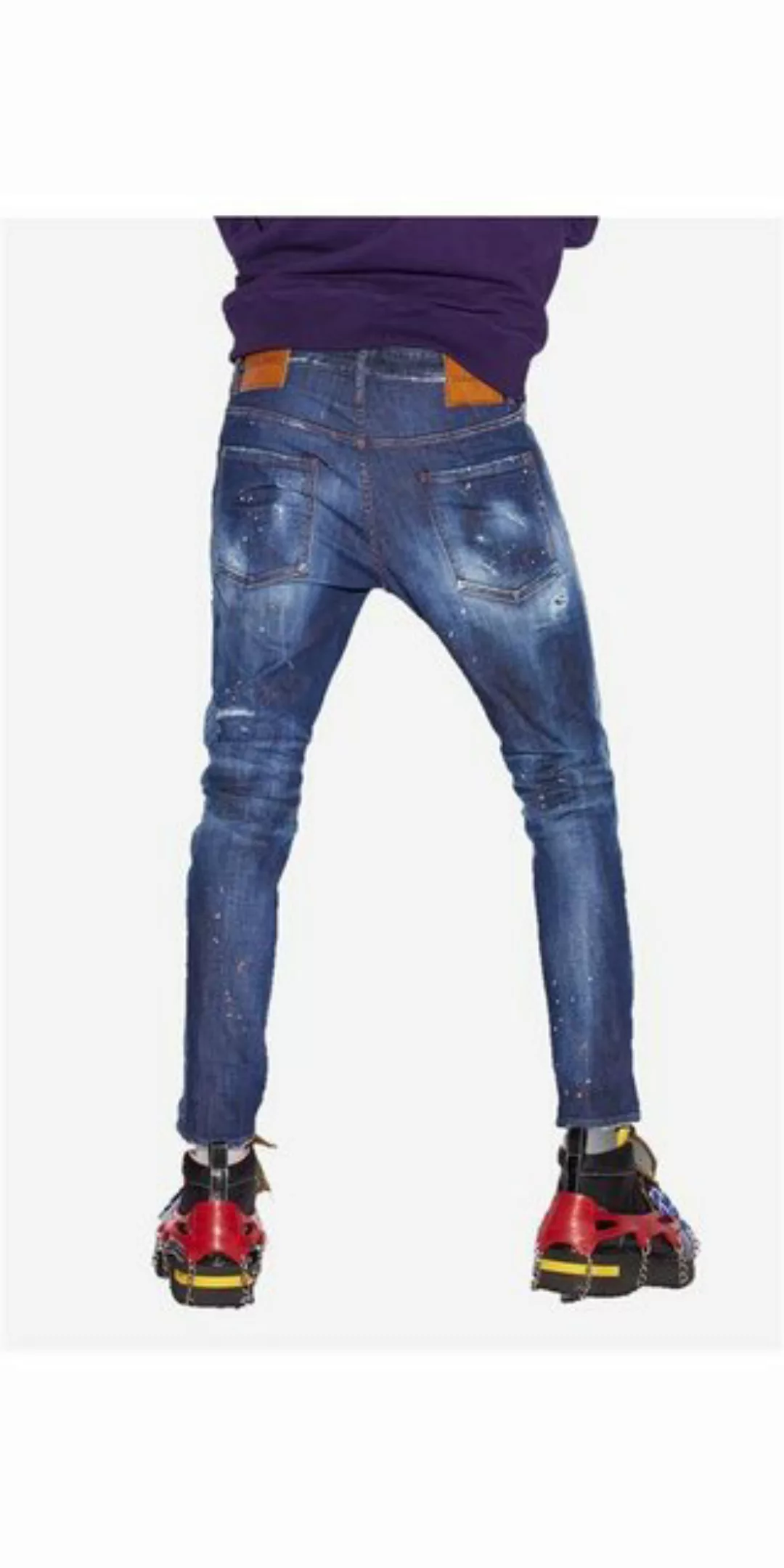 Dsquared2 Regular-fit-Jeans Dsquared2 Autumn Leaves Twinky Jeans Blau Herre günstig online kaufen