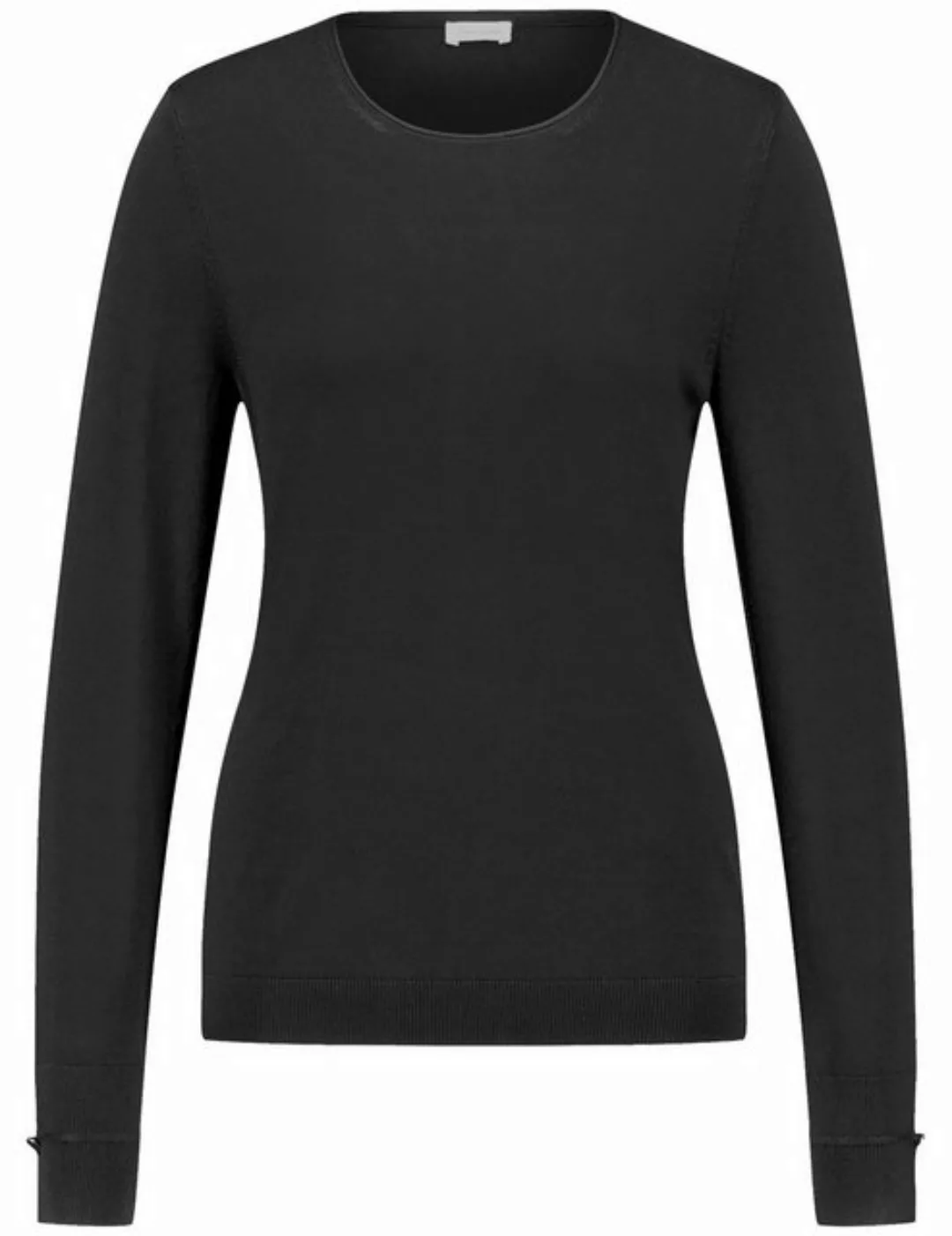 GERRY WEBER Rundhalspullover Langarmpullover aus nachhaltigem Feinstrick günstig online kaufen