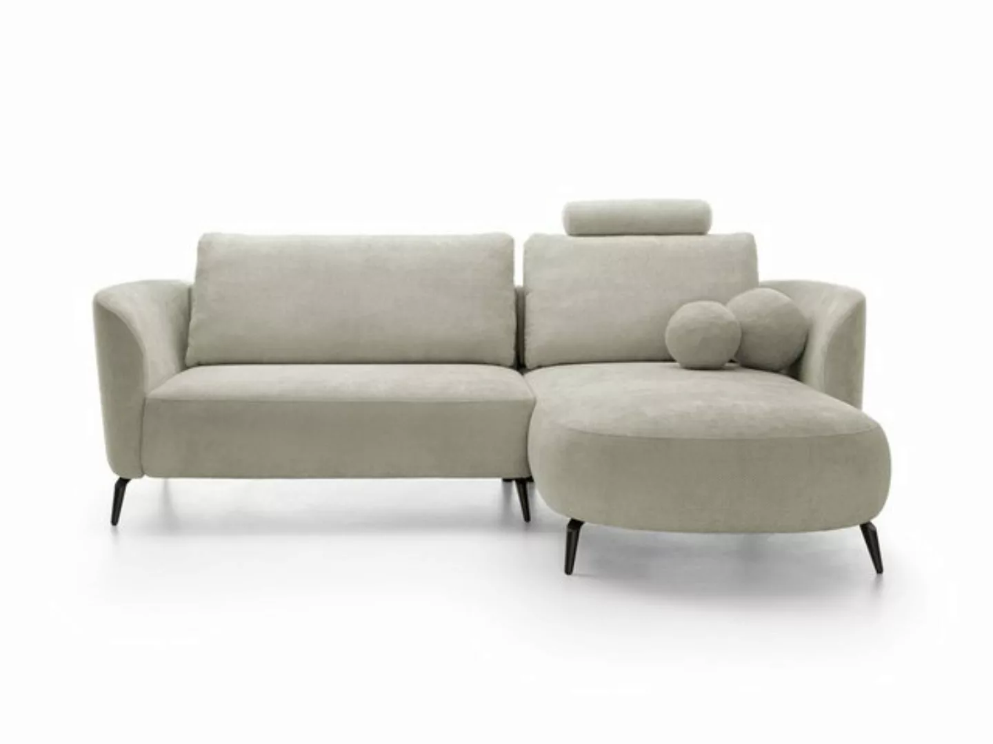 Goldstoff Ecksofa Zenit – L-förmiges Sofa mit Schlaffunktion, Stauraum & De günstig online kaufen