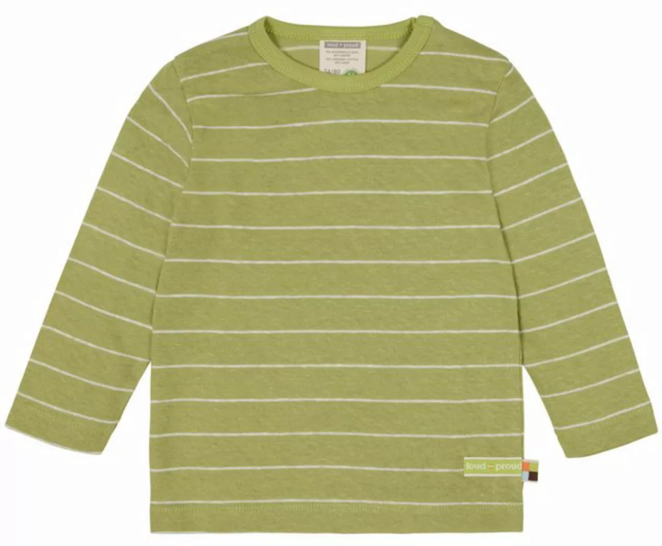 loud + proud Langarmshirt mit Leinen Bio Baumwolle, GOTS günstig online kaufen