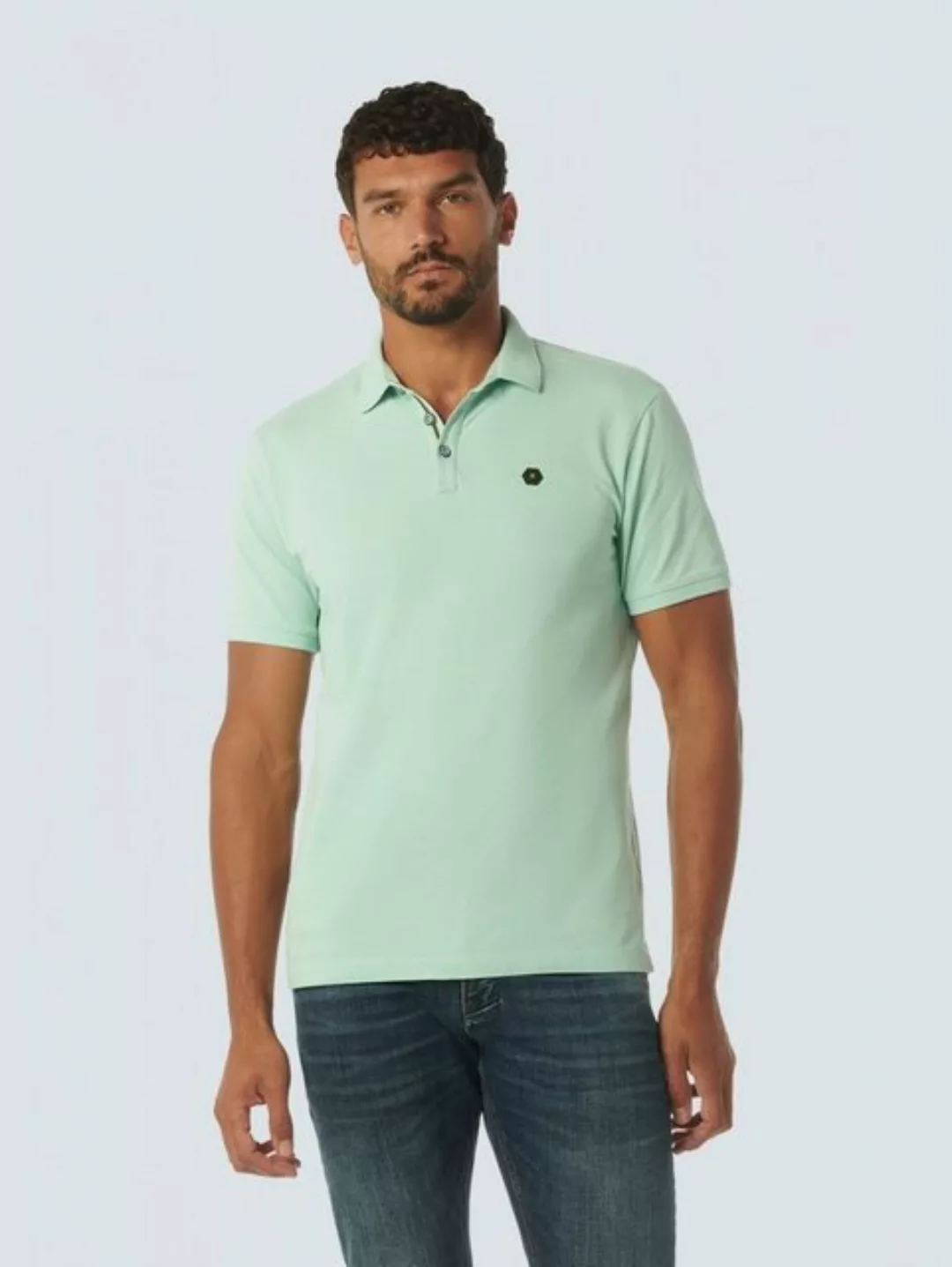 NO EXCESS Poloshirt Polo Pique Garment Dyed günstig online kaufen