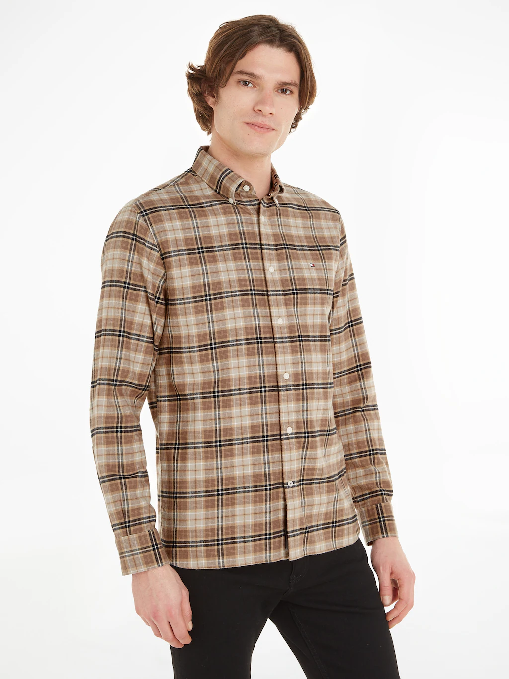 Tommy Hilfiger Karohemd "BRUSHED TOMMY TARTAN SMALL SHIRT" günstig online kaufen