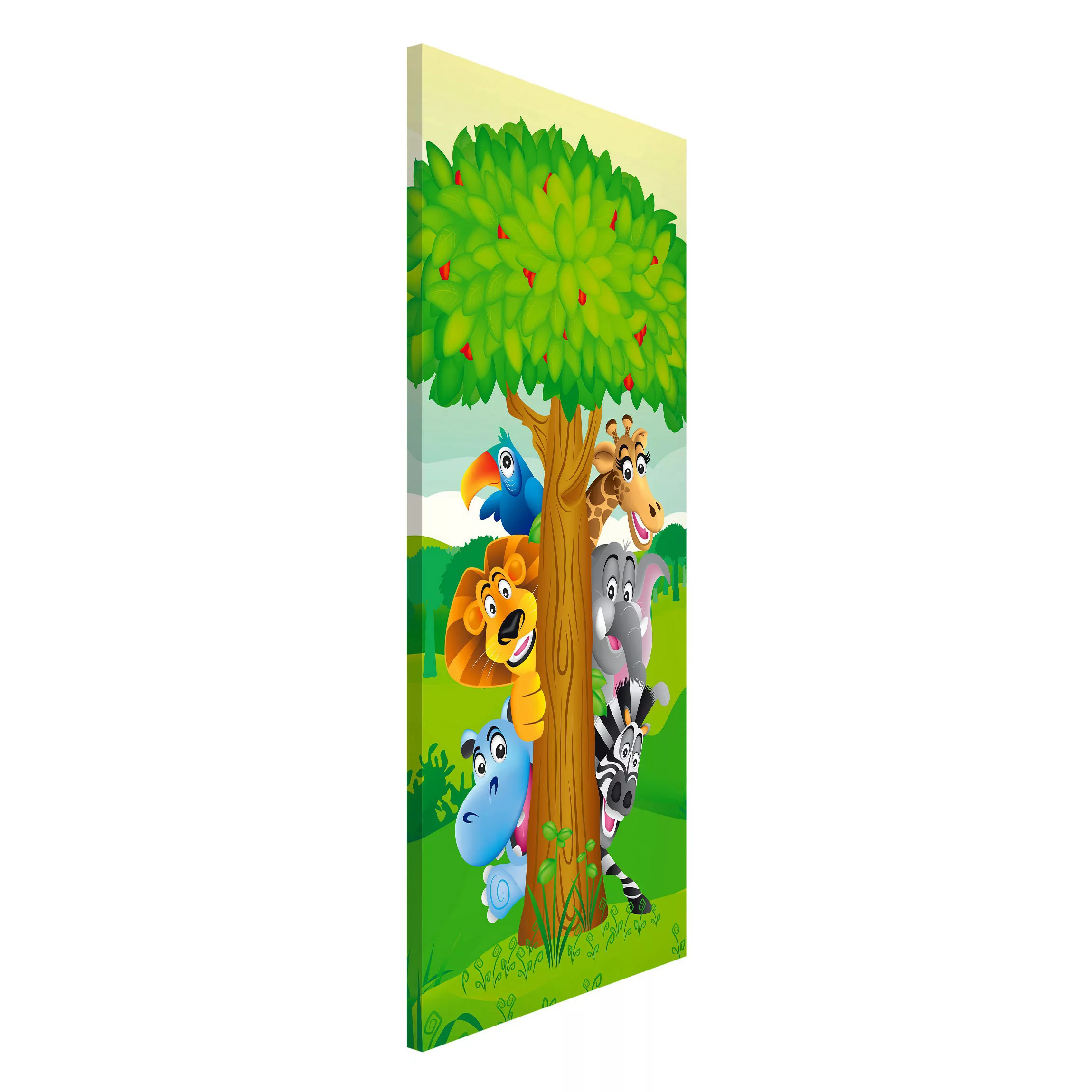 Magnettafel Kinderzimmer - Hochformat 1:2 No.BF1 Dschungeltiere günstig online kaufen