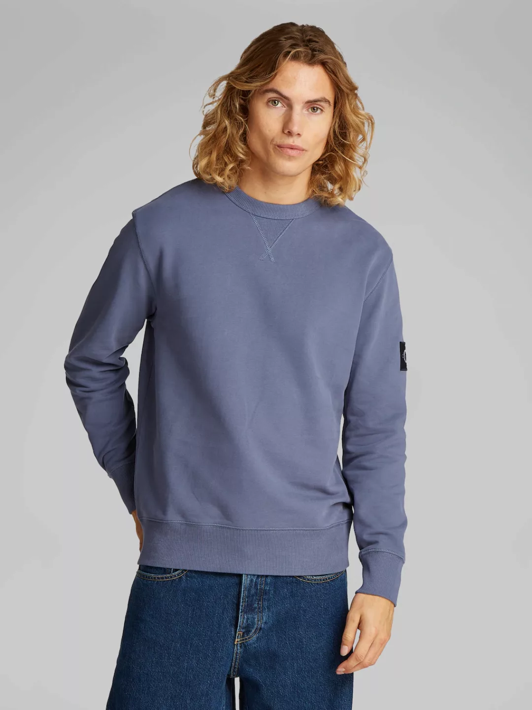 Calvin Klein Jeans Sweatshirt "BADGE CREW NECK", mit Logopatch günstig online kaufen