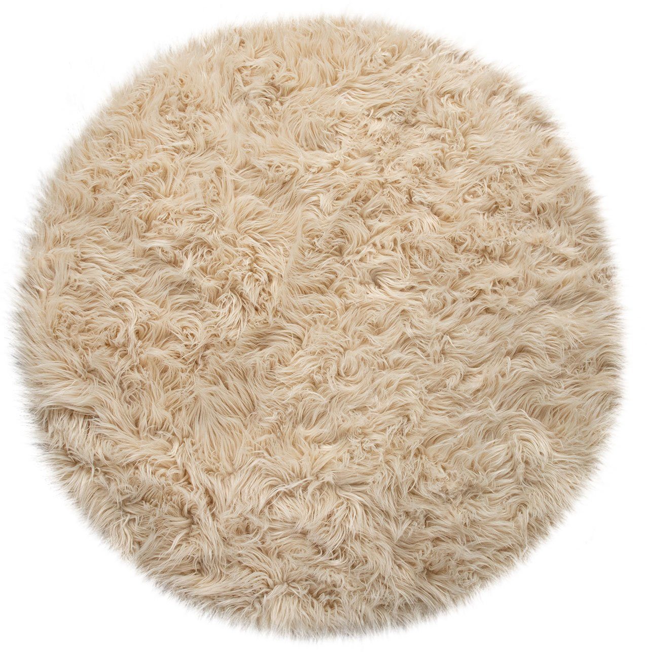 Paco Home Fellteppich »Playa 960«, rund, 64 mm Höhe, Kunstfell, Flokati-Opt günstig online kaufen