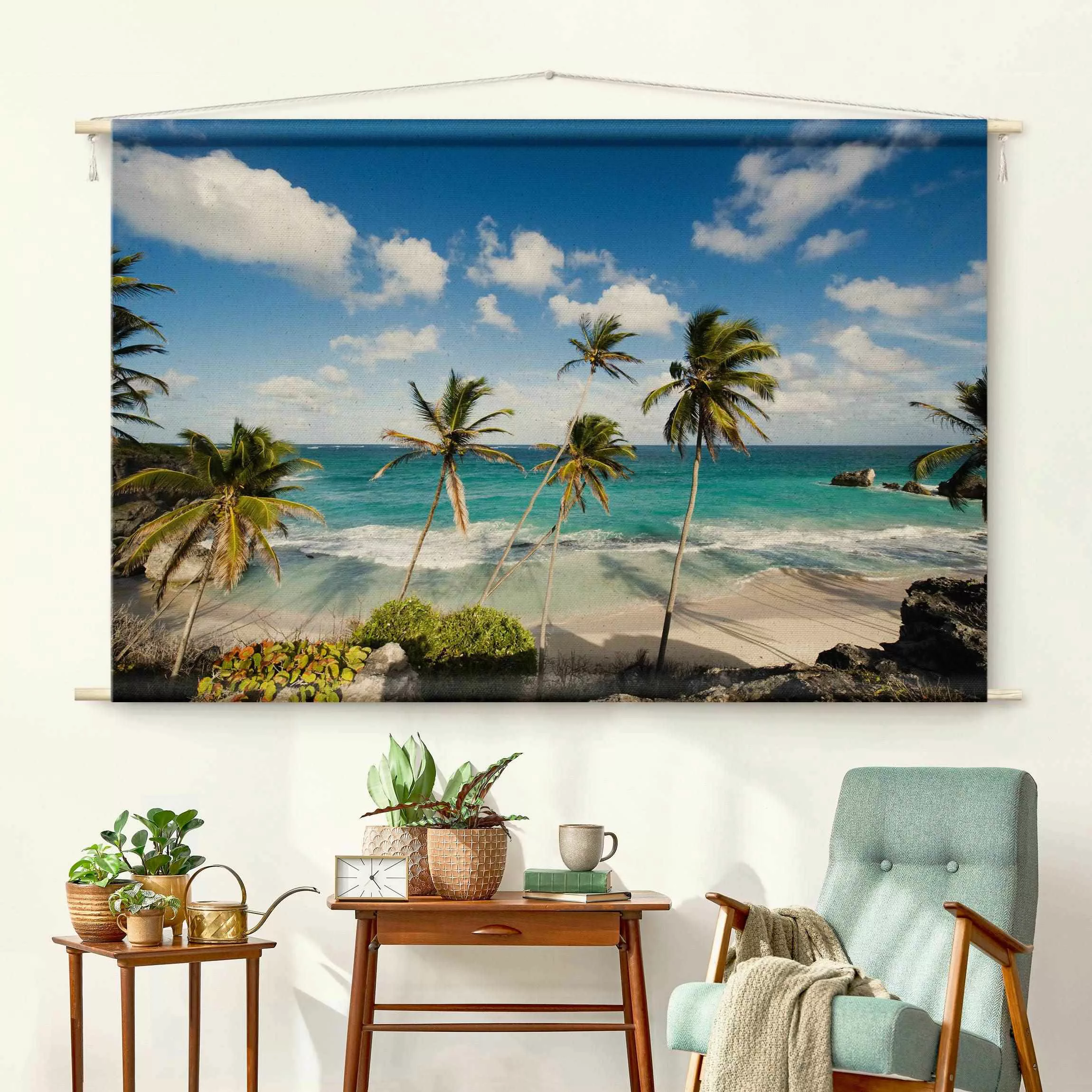 Wandteppich Beach of Barbados günstig online kaufen