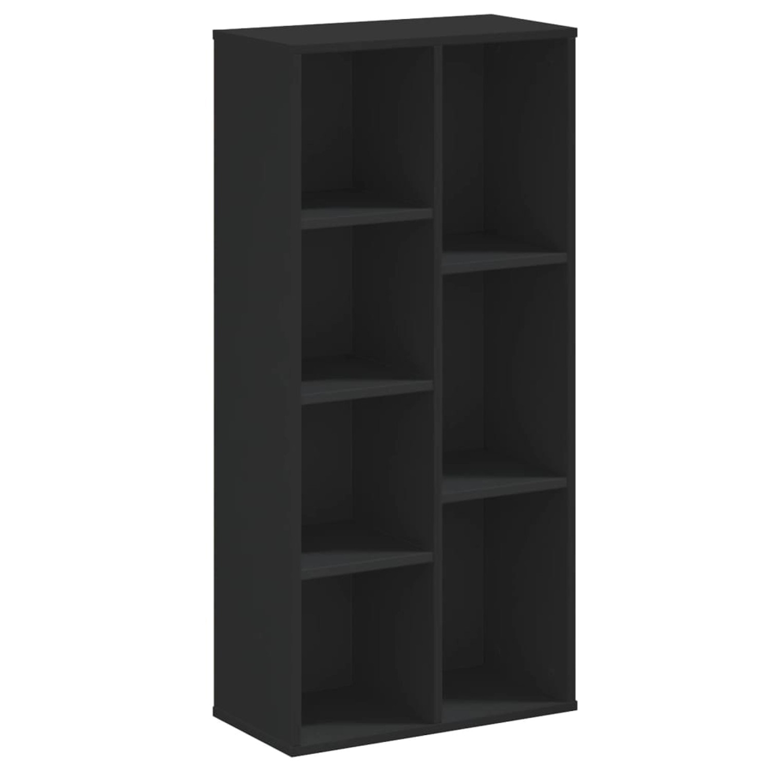 vidaXL Bücherregal Schwarz 50x25x105 cm Holzwerkstoff günstig online kaufen