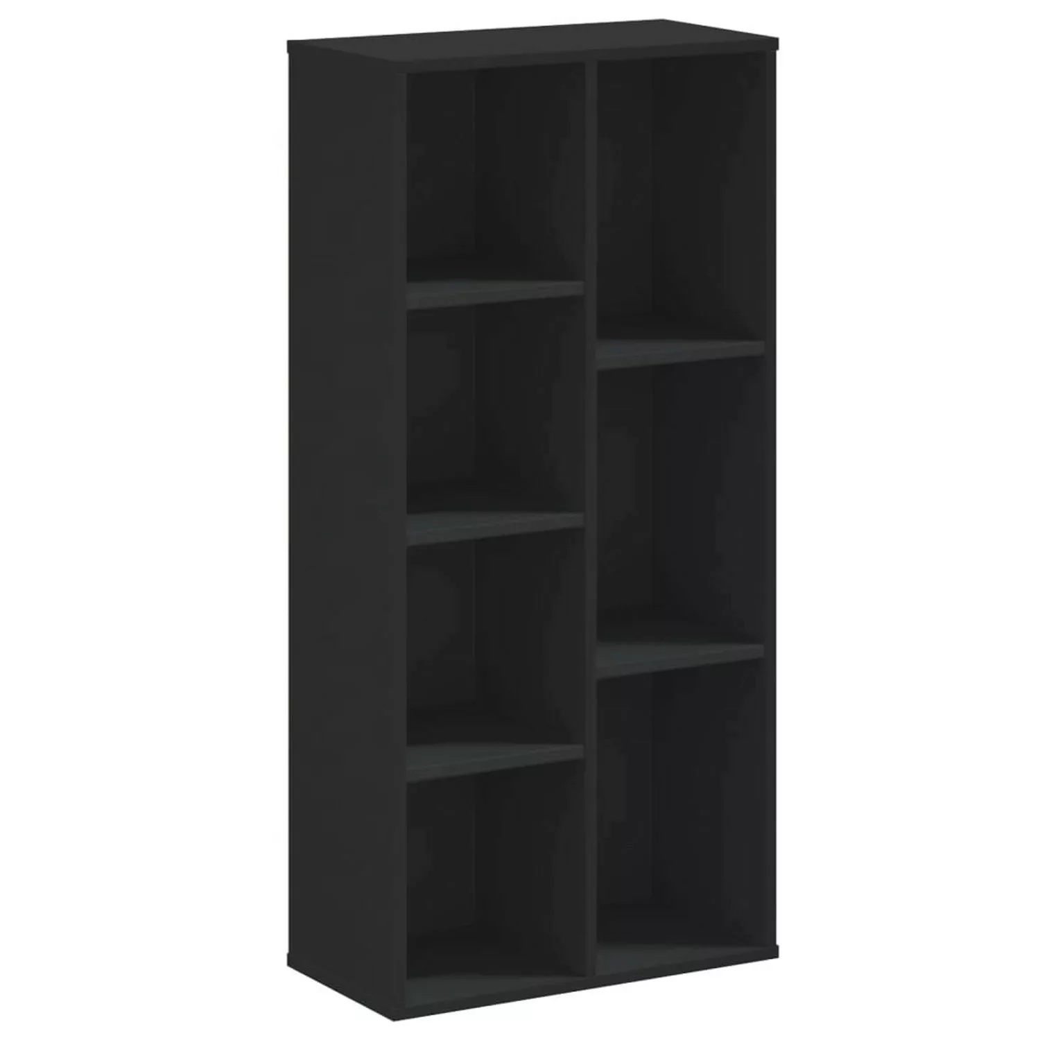 VidaXL Bücherregal Schwarz 50x25x105 cm Holzwerkstoff günstig online kaufen