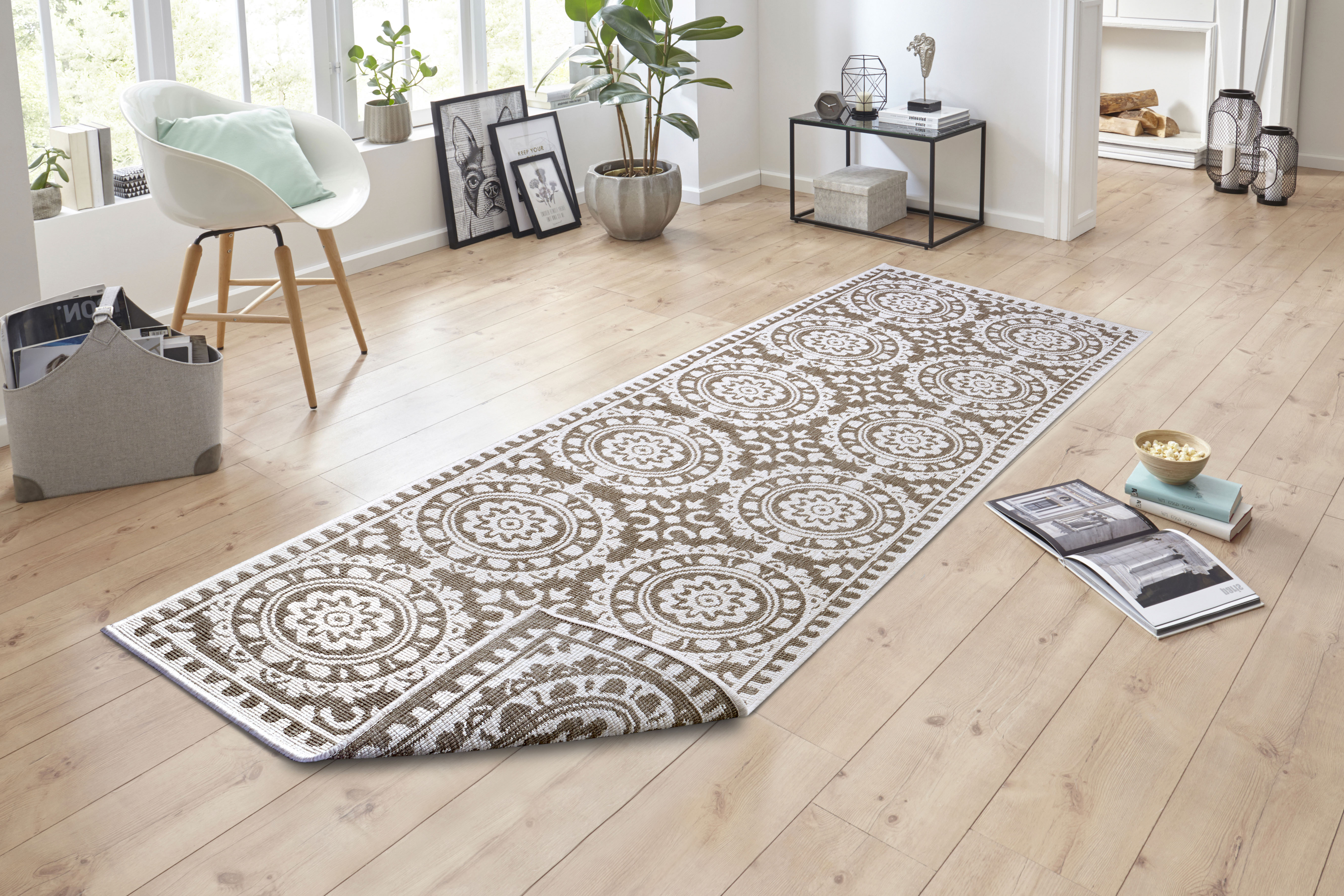 NORTHRUGS Läufer »Jardin«, rechteckig, 5 mm Höhe, Wendeteppich, In-& Outdoo günstig online kaufen