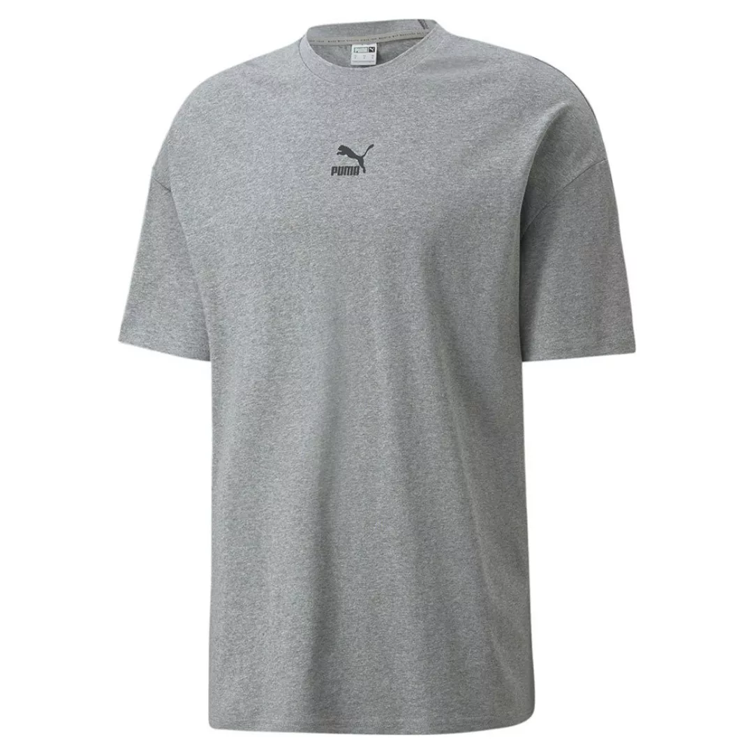 PUMA Classics Kastenförmiges Herren T-Shirt | Mit Heide | Grau | Größe: XXL günstig online kaufen