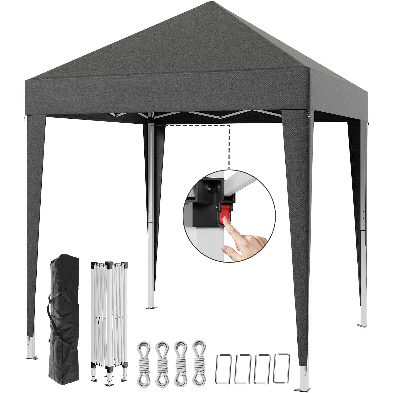 HOMALL Faltpavillon 3x3m Klappbare Partyzelt,Pop-up Gartenpavillon günstig online kaufen