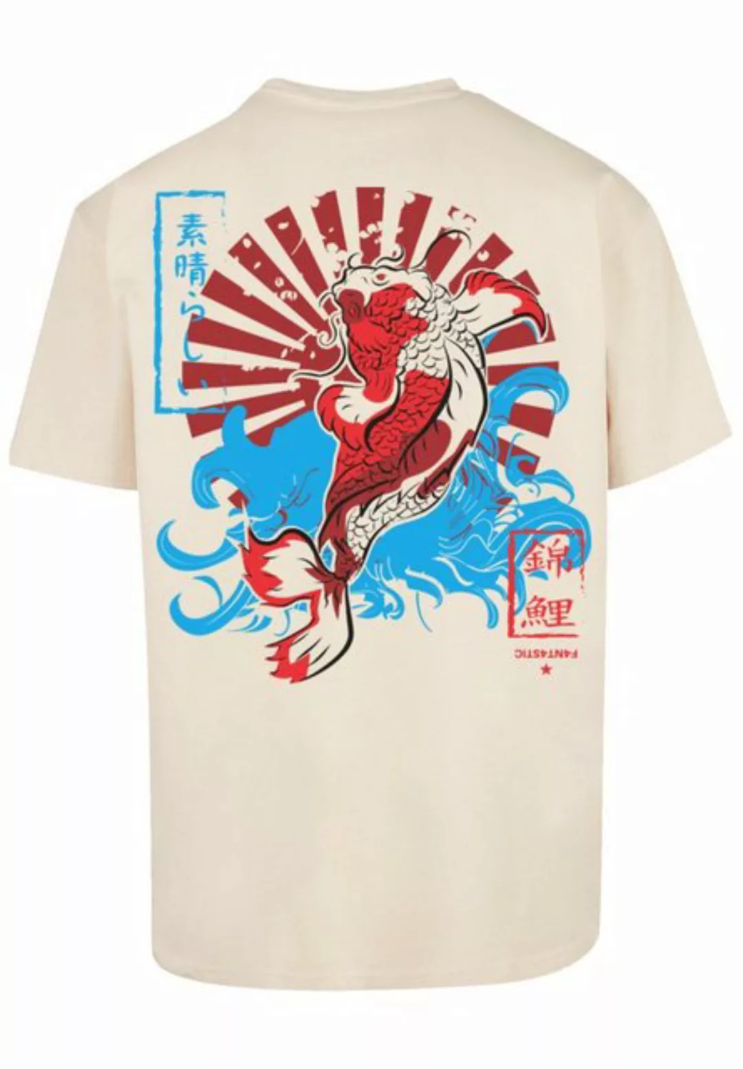 F4NT4STIC T-Shirt PLUS SIZE Japan Koi Print günstig online kaufen