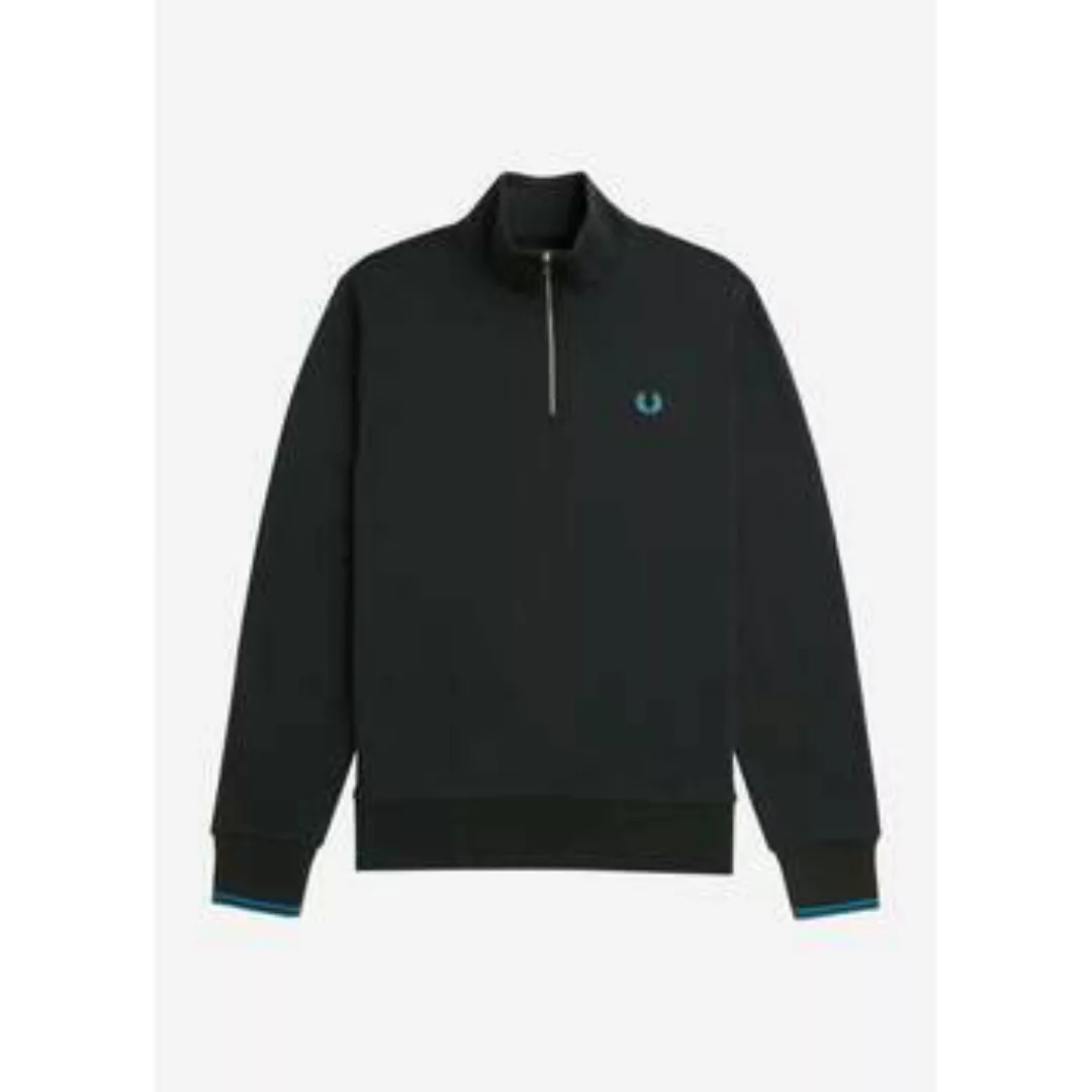 Fred Perry  Pullover Half zip sweatshirt - night green runaway bay ocean günstig online kaufen