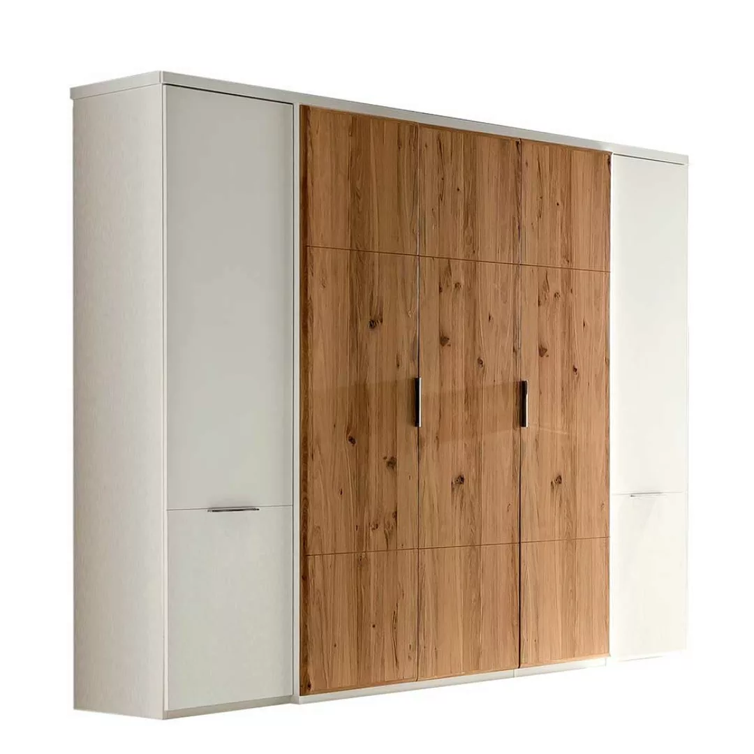 Fünftüriger Kleiderschrank in modernem Design 248 cm breit günstig online kaufen