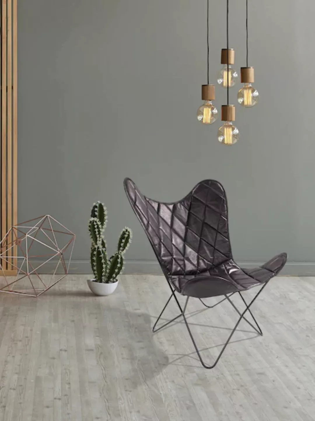 Kayoom 4-Fußstuhl "Schmetterling Stuhl Pablo", pflegeleicht, hochwertig günstig online kaufen