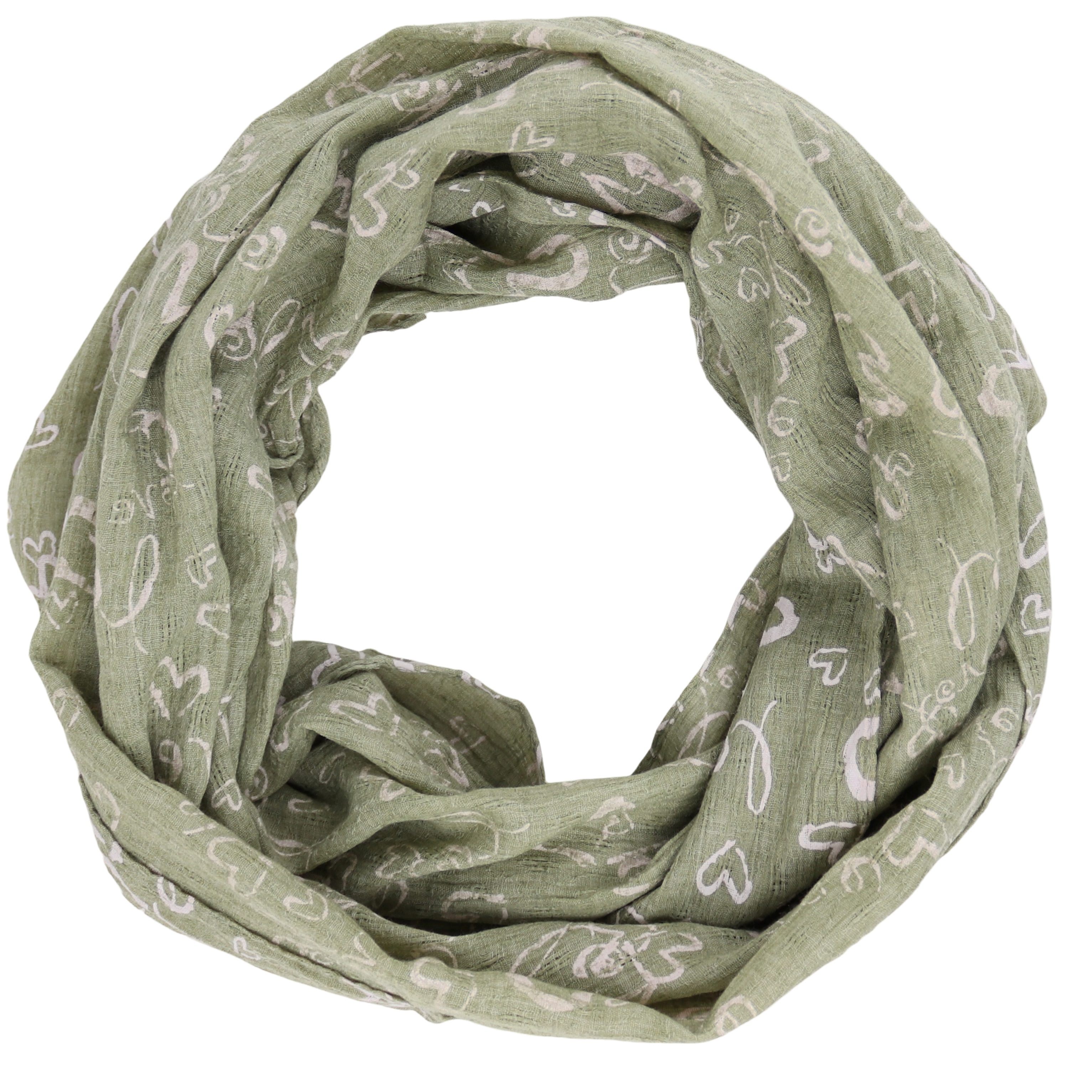 MIRROSI Loop Damen Schal mit Love günstig online kaufen