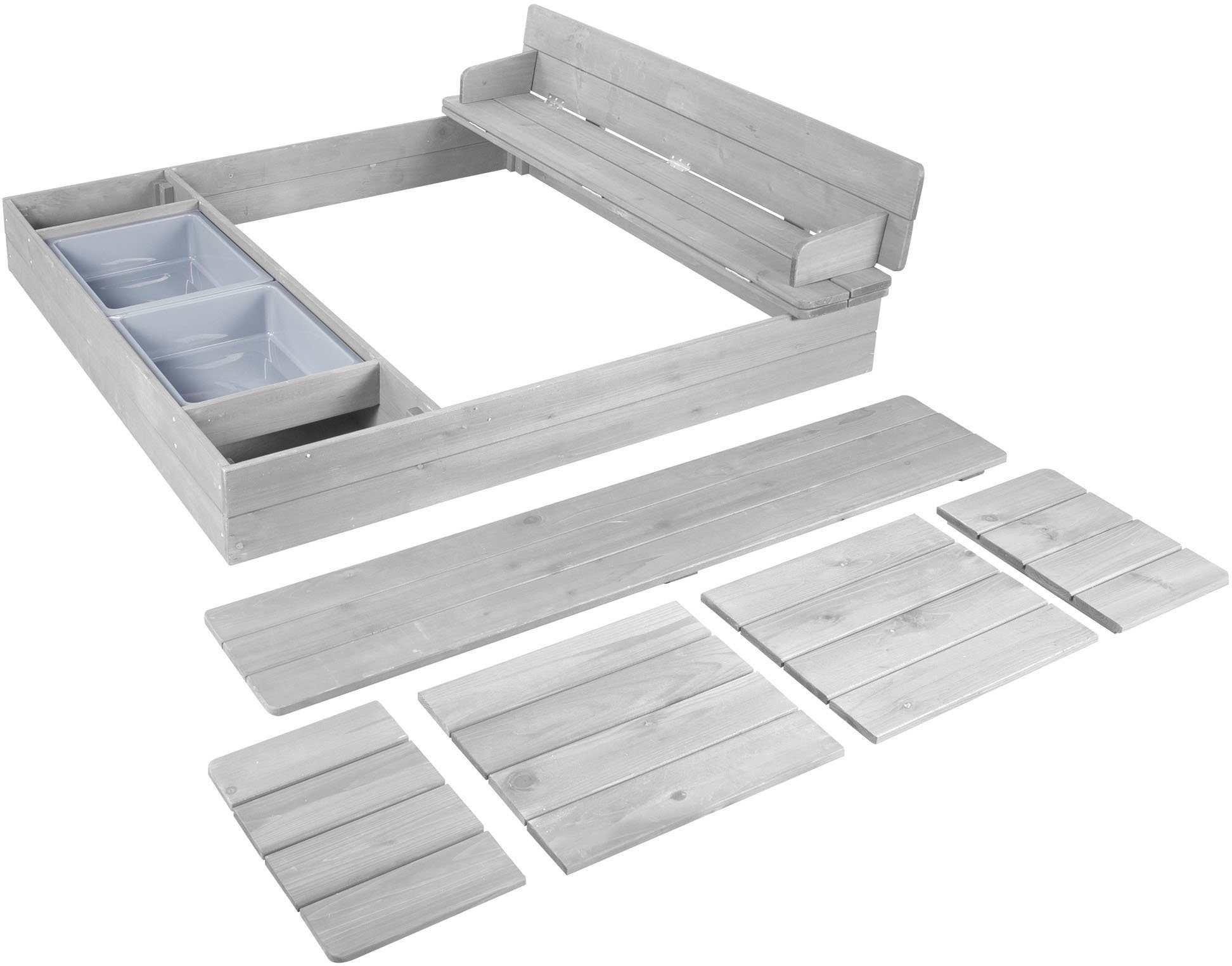 roba® Sandkasten Outdoor+, wetterfestes Massivholz, mit günstig online kaufen
