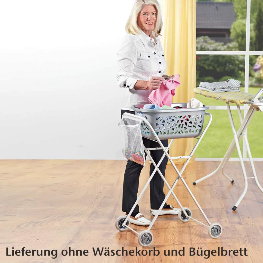 Ergonomischer Wäschekorbtrolley günstig online kaufen