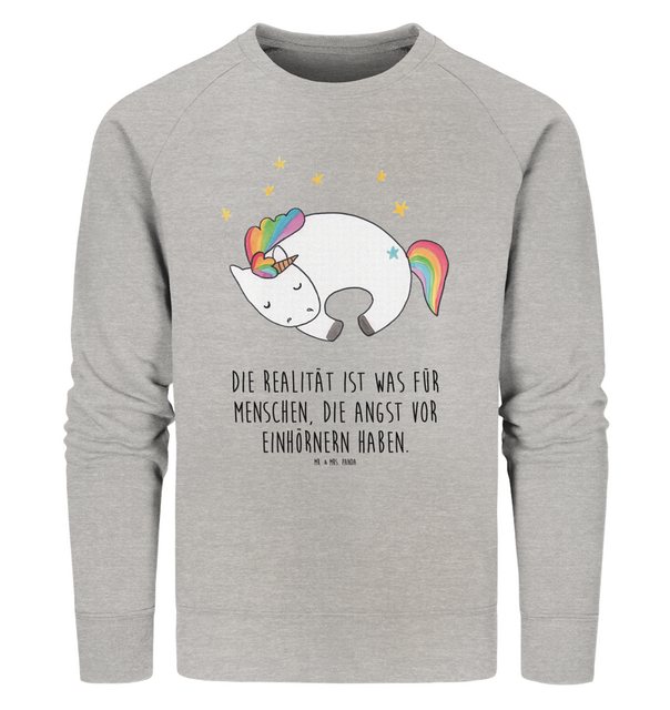 Mr. & Mrs. Panda Longpullover Größe L Einhorn Nacht - Heather Grey - Gesche günstig online kaufen