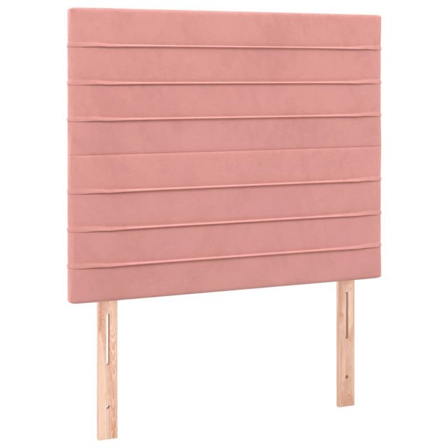 vidaXL Bett, Kopfteile 2 Stk. Rosa 90x5x78/88 cm Samt günstig online kaufen