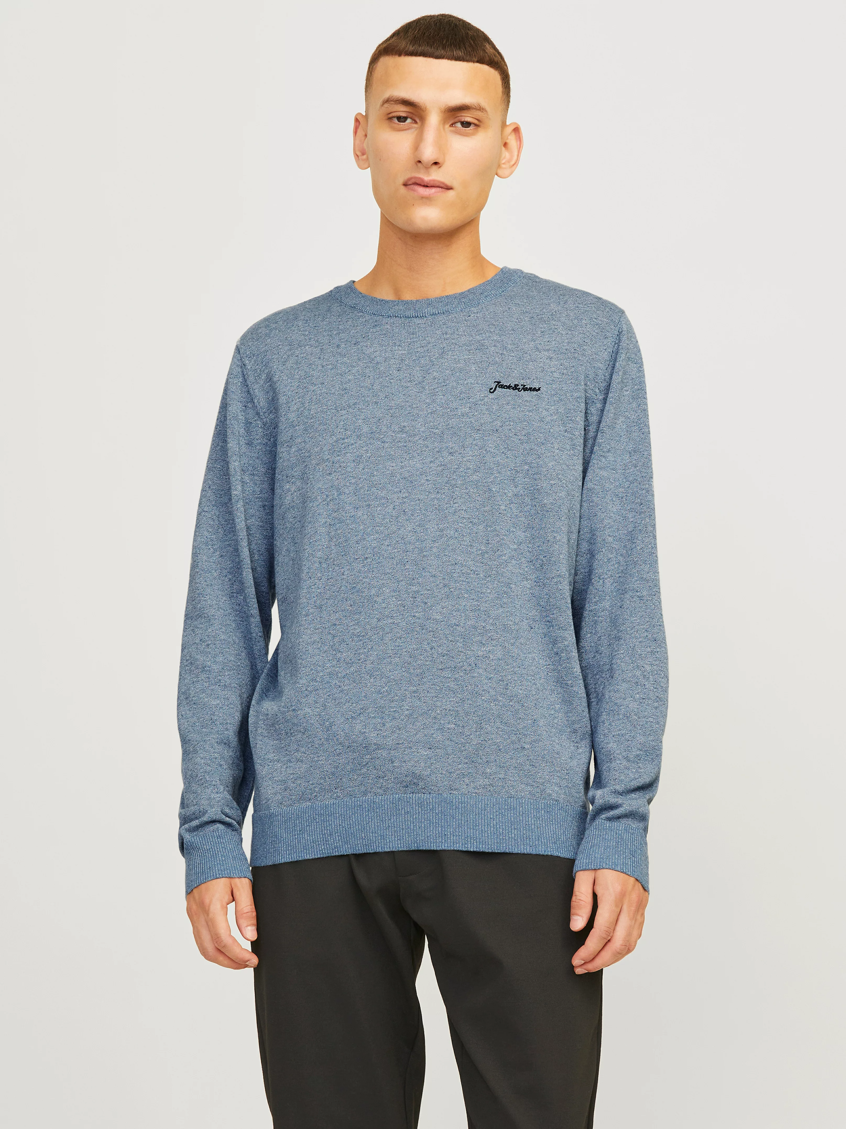 Jack & Jones Rundhalspullover JJBRAD KNIT CREW NECK AW24 günstig online kaufen