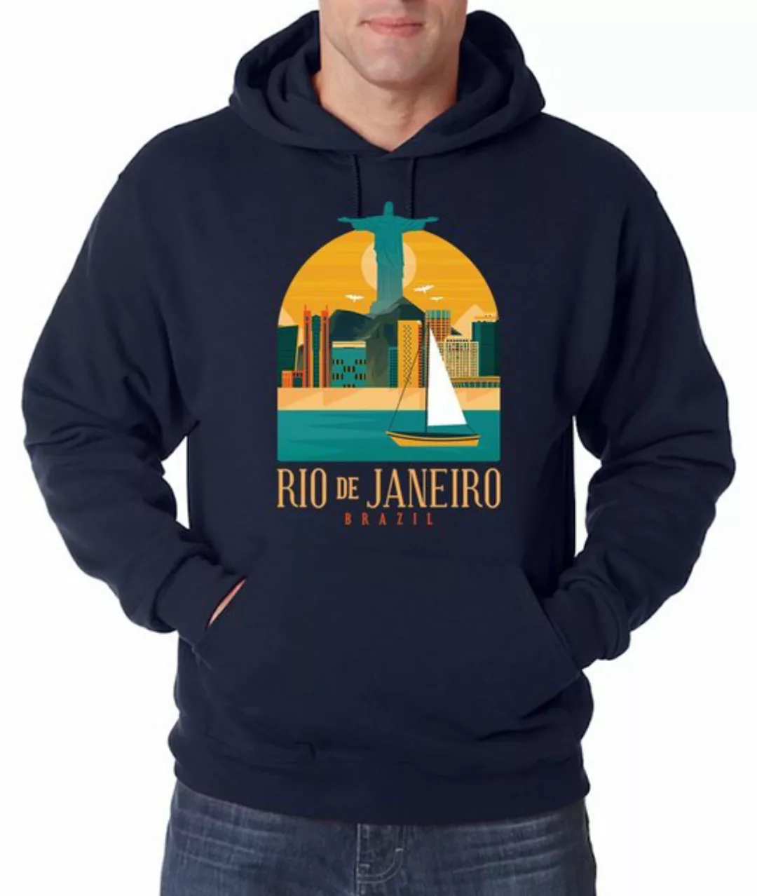 Youth Designz Kapuzenpullover Rio De Janeiro Brasilien Herren Hoodie Pullov günstig online kaufen