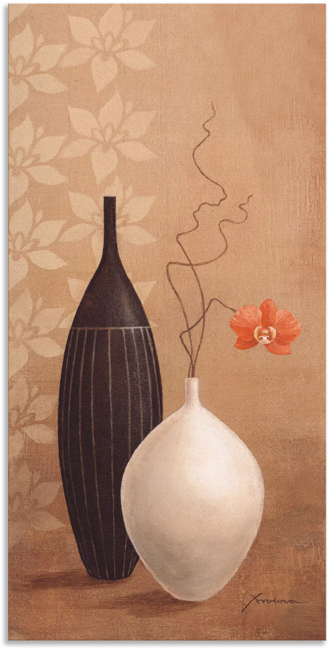 Artland Wandbild "Schmalhalsvase", Vasen & Töpfe, (1 St.), als Alubild, Out günstig online kaufen