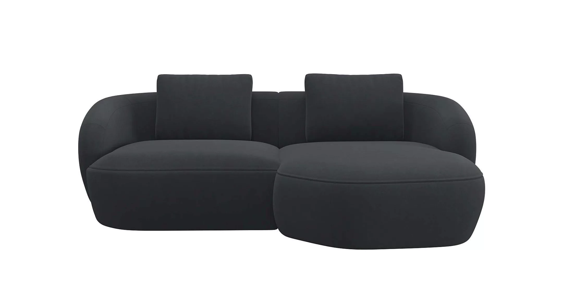 FLEXLUX Wohnlandschaft »Torino, rund, L-Form, Sofa-Ecke mit Recamiere, Long günstig online kaufen