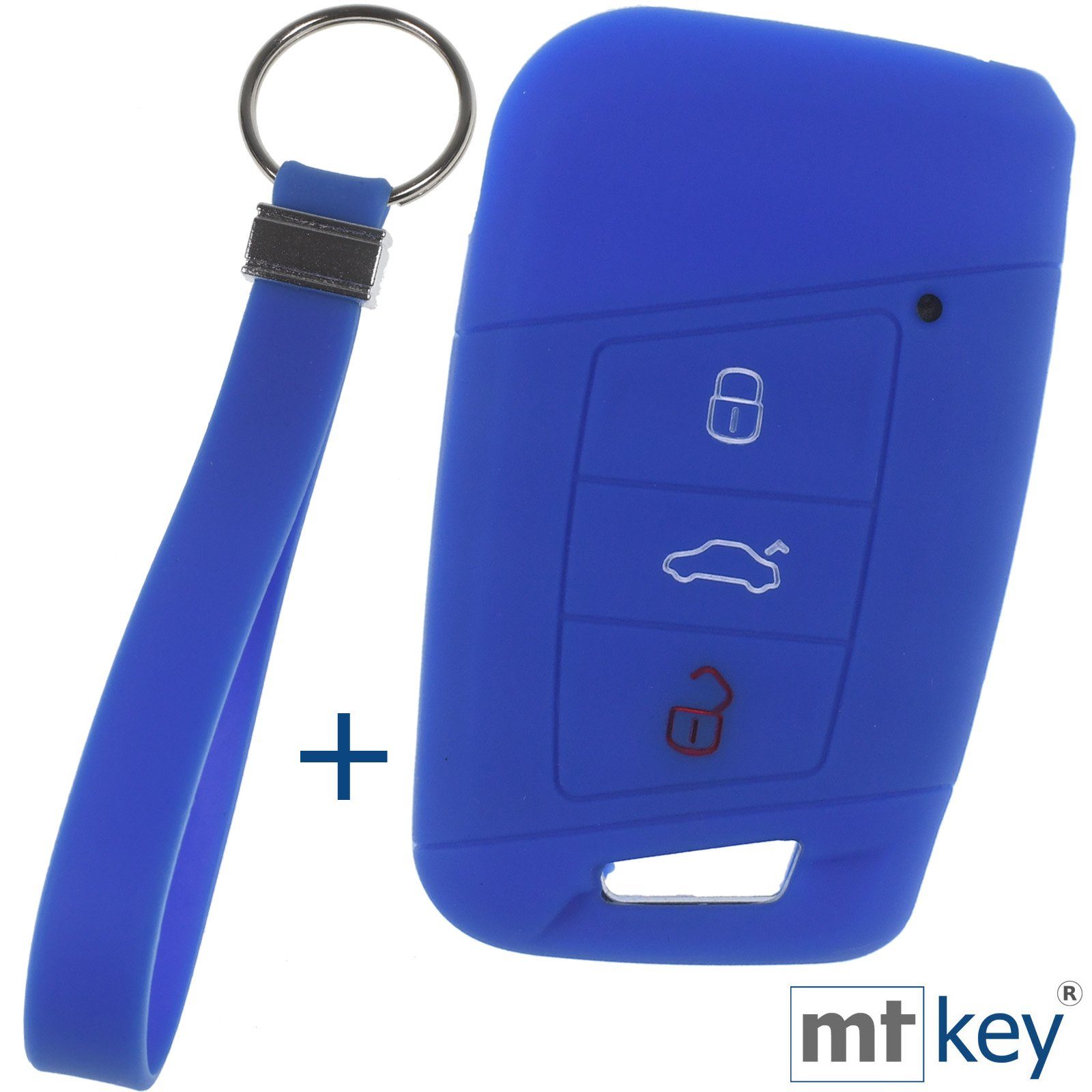 mt-key Schlüsseltasche Autoschlüssel Softcase Silikon Schutzhülle günstig online kaufen