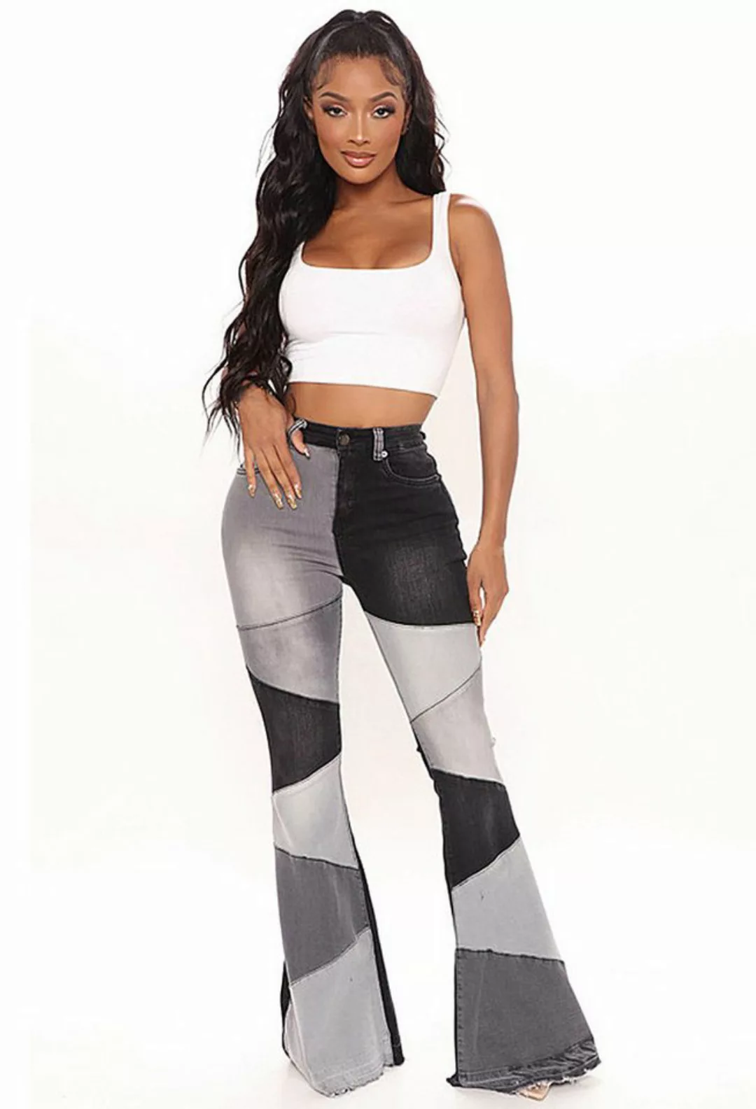 CHENIN Slouchy Jeans Jeans mit hoher taille, zeigen sie ihre eleganz Lässig günstig online kaufen