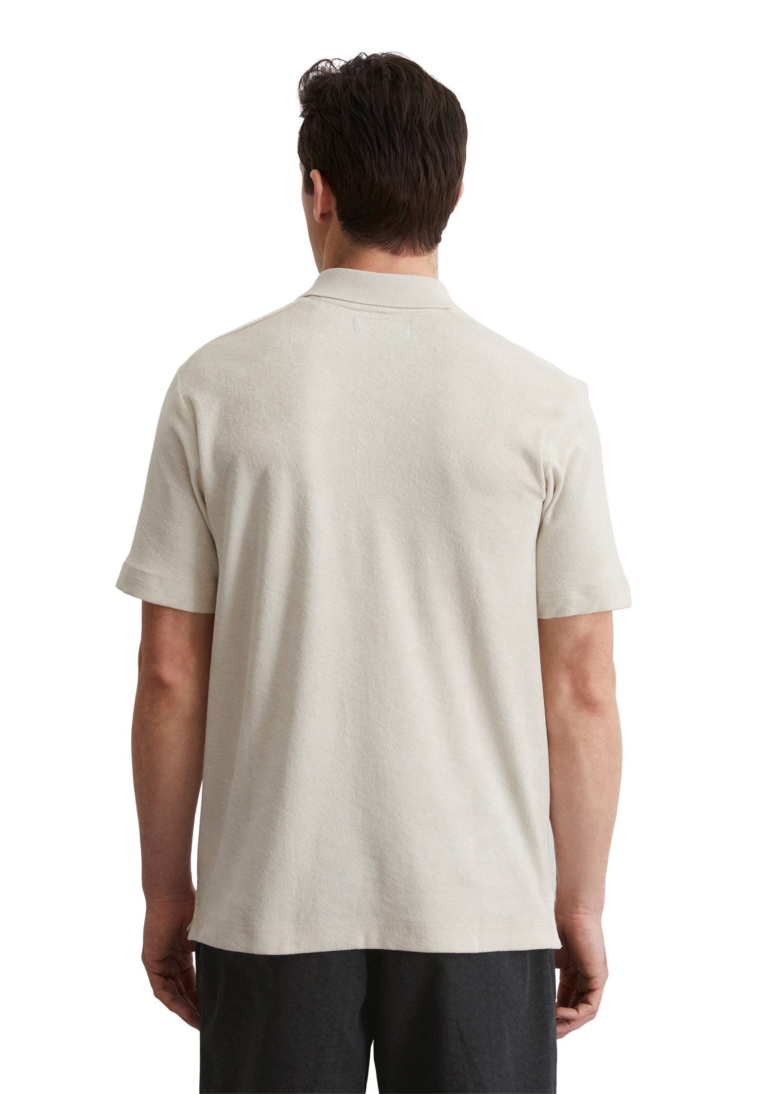 Marc O'Polo Poloshirt Riva Terry Cloth Ecru - Größe XL günstig online kaufen