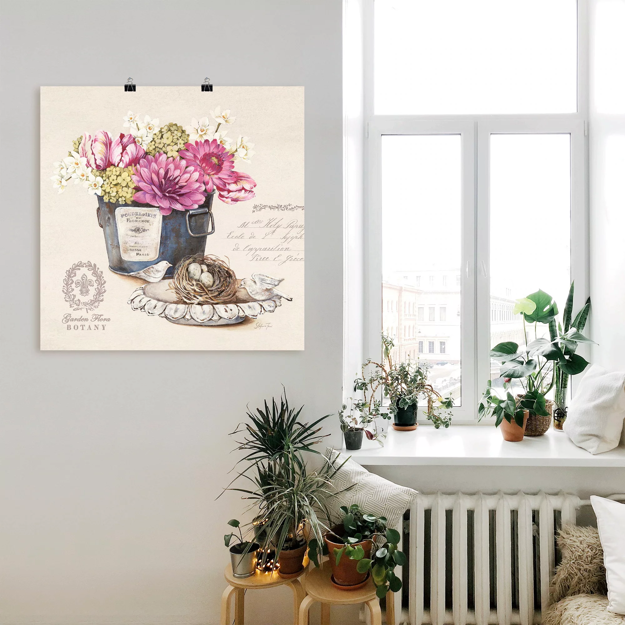 Artland Wandbild "Blumenstrauß I", Arrangements, (1 St.), als Poster, Wanda günstig online kaufen