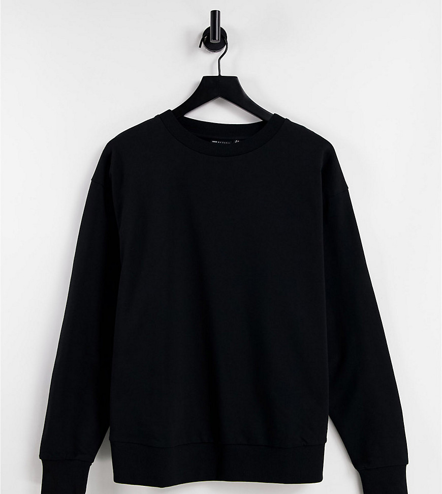 ASOS DESIGN Maternity – Oversize-Sweatshirt in Schwarz günstig online kaufen