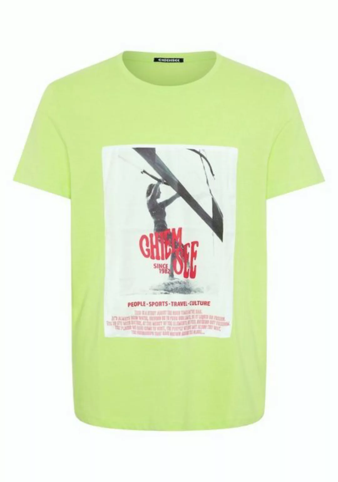 Chiemsee Print-Shirt T-Shirt im Label-Look 1 günstig online kaufen