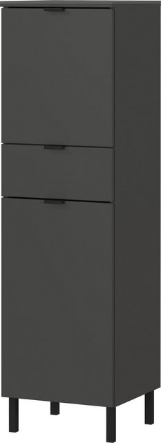 FURNARO Stauraumschrank Badezimmer Schrank Grandson 34 x 120 x 34 cm günstig online kaufen