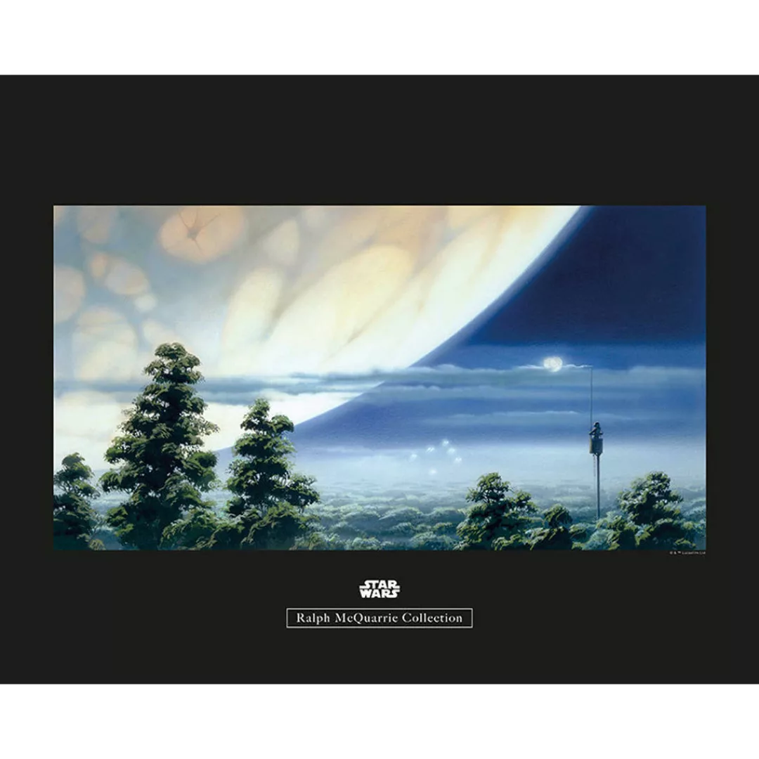 Komar Poster Star Wars Classic RMQ Yavin Lookout Star Wars B/L: ca. 50x40 c günstig online kaufen