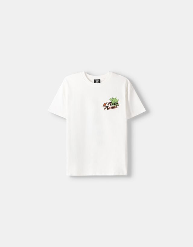 Bershka T-Shirt Toy Story Mit Kurzen Ärmeln Bskteen Xs Grbrochenes Weiss günstig online kaufen