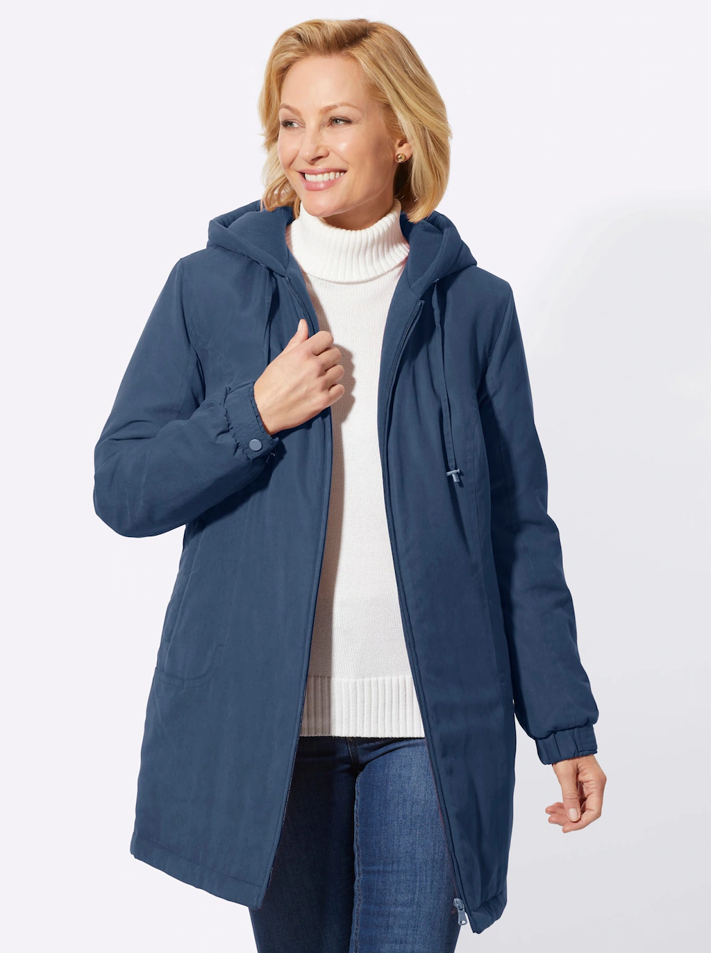 Classic Basics Langjacke, mit Kapuze günstig online kaufen