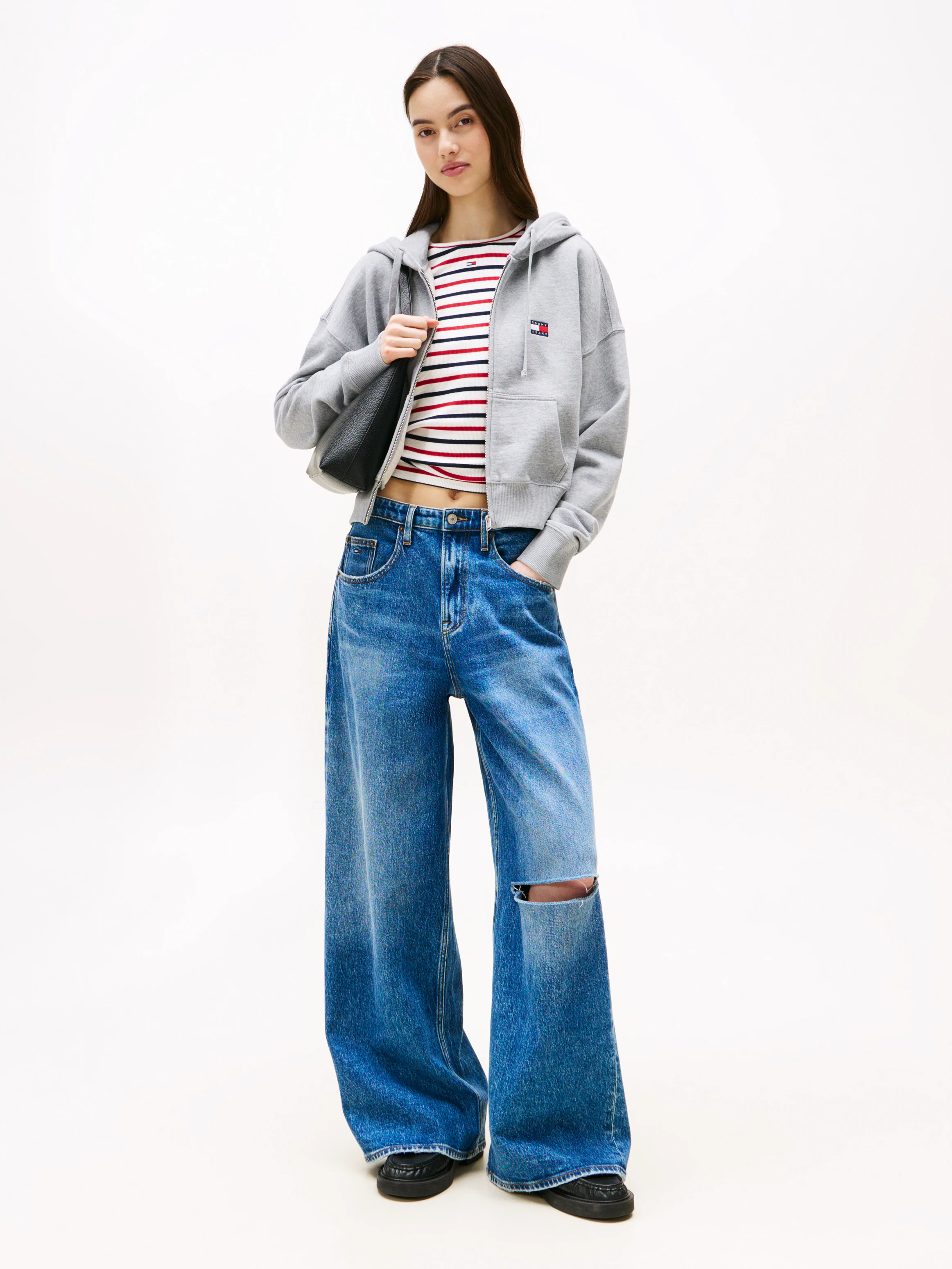 Tommy Jeans Kapuzensweatjacke "TJW BXY CRP ZIP THRU HOODIE" günstig online kaufen