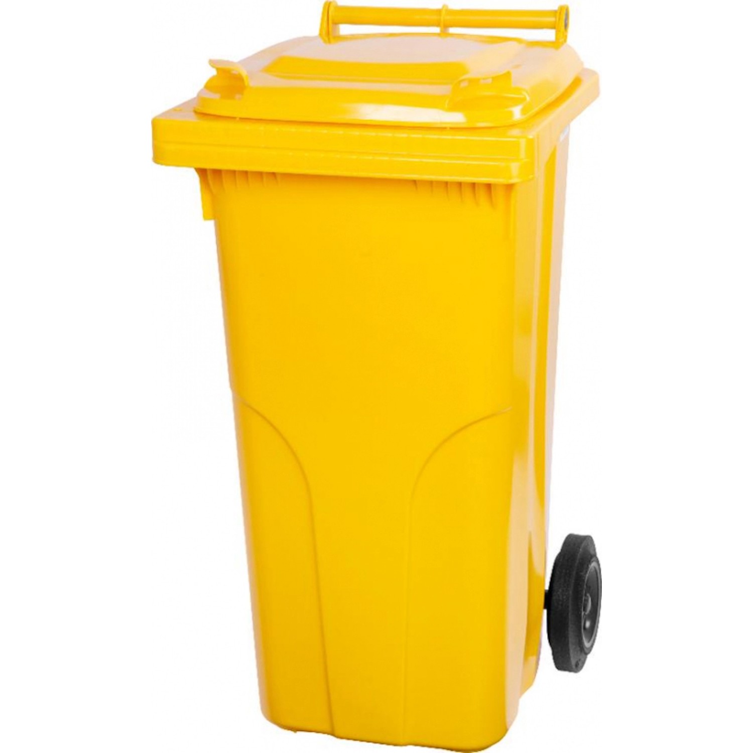 PROREGAL Mülltonne Mgb 120 Liter HDPE-Kunststoff Gelb günstig online kaufen