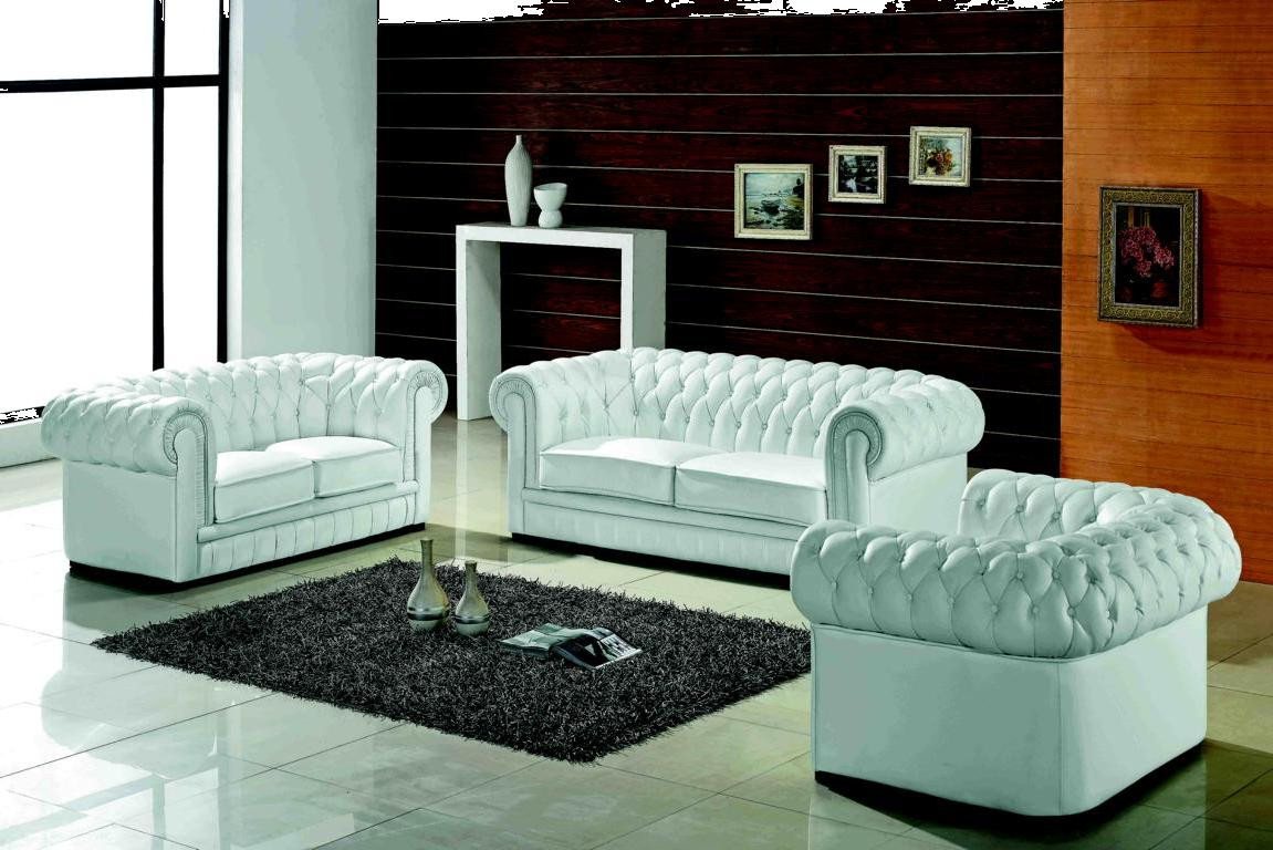 Xlmoebel Sofa Klassische Wohnzimmer-Sofagarnitur Chesterfield Polstermöbel- günstig online kaufen