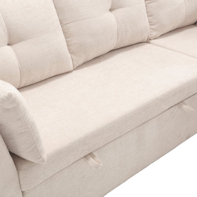 HAUSS SPLOE Sofa L-förmiges Sofa Polstermöbel mit Stauraum moderne Design-S günstig online kaufen