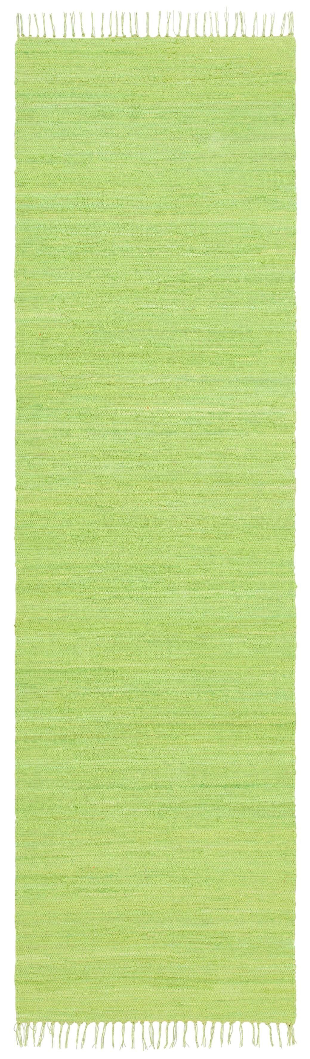 my home Teppich »Ares«, rechteckig, 5 mm Höhe, Uni Farben, handgewebt, mit günstig online kaufen
