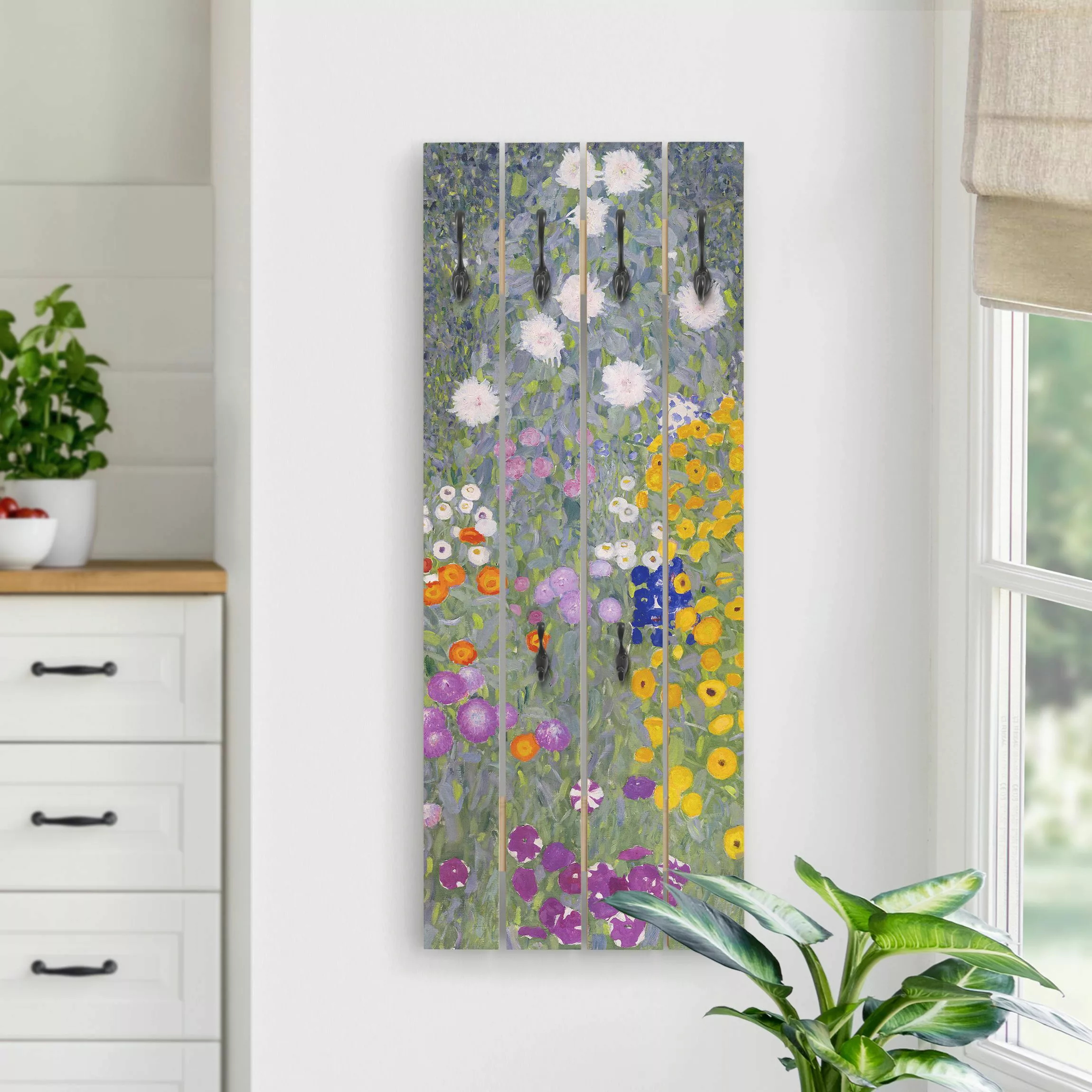 Wandgarderobe Gustav Klimt - Bauerngarten günstig online kaufen