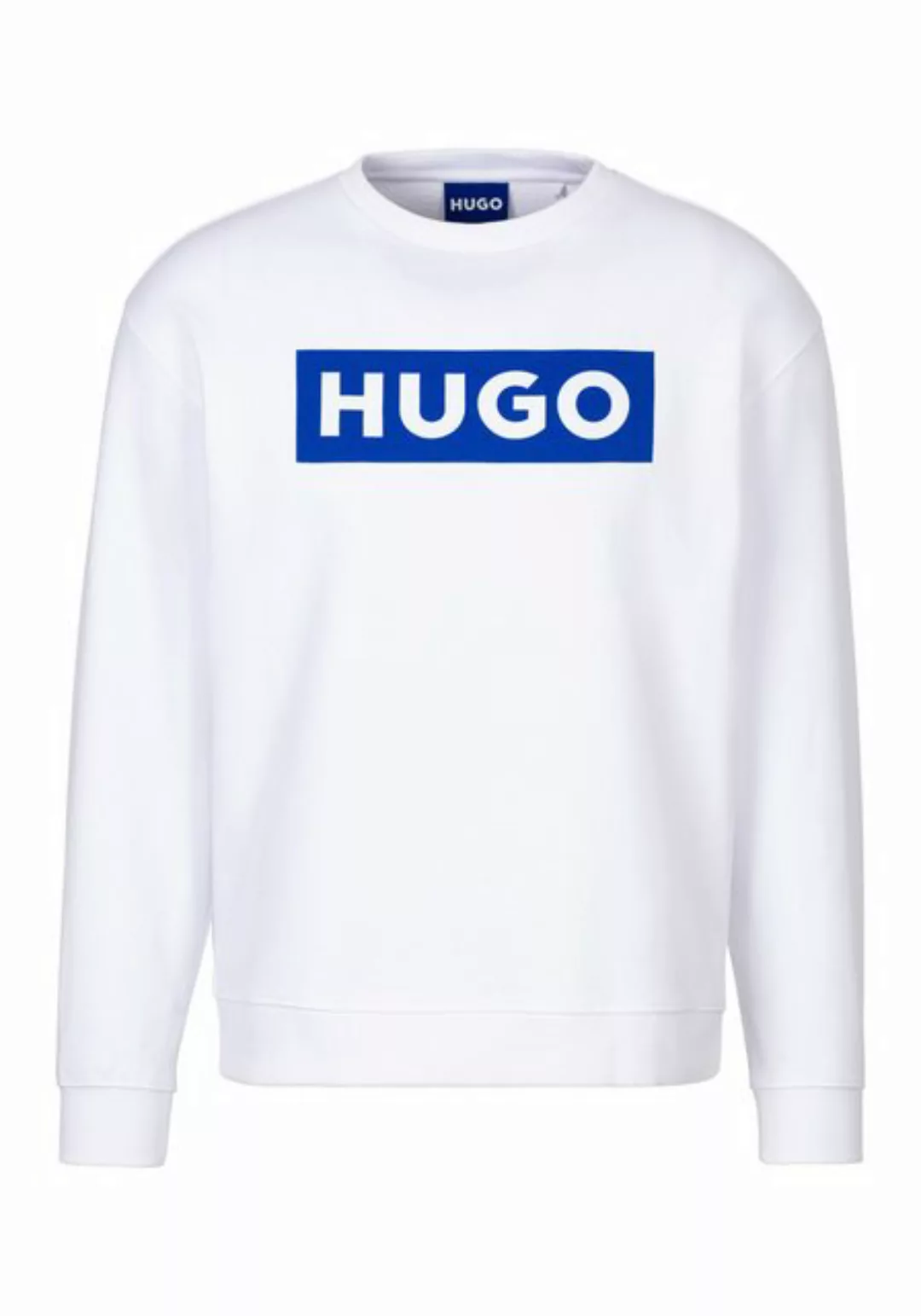 HUGO Blue Sweatshirt mit Frontprint günstig online kaufen