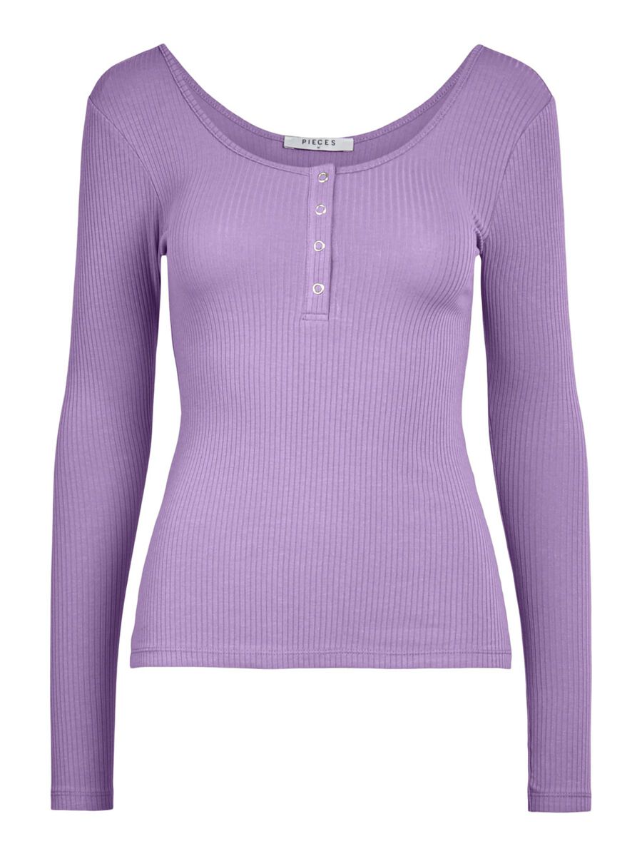 Pieces Kitte Langarm T-shirt XL Lavendula günstig online kaufen