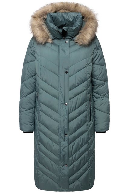 Ulla Popken Wintermantel Puffer-Mantel Kapuze abnehmbar Stehkragen günstig online kaufen