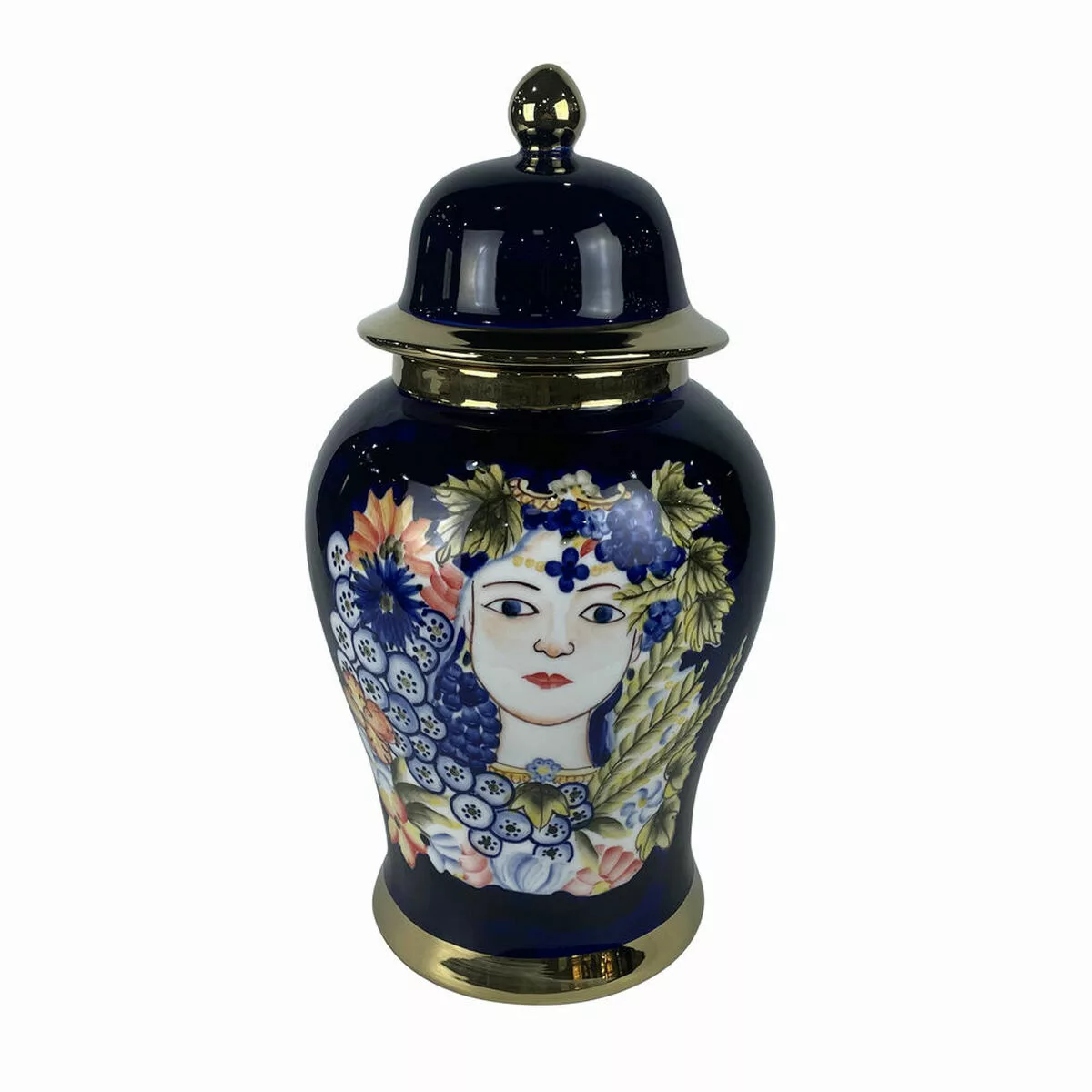 Vase Dkd Home Decor Porzellan Schwarz Shabby Chic (22 X 22 X 42 Cm) günstig online kaufen