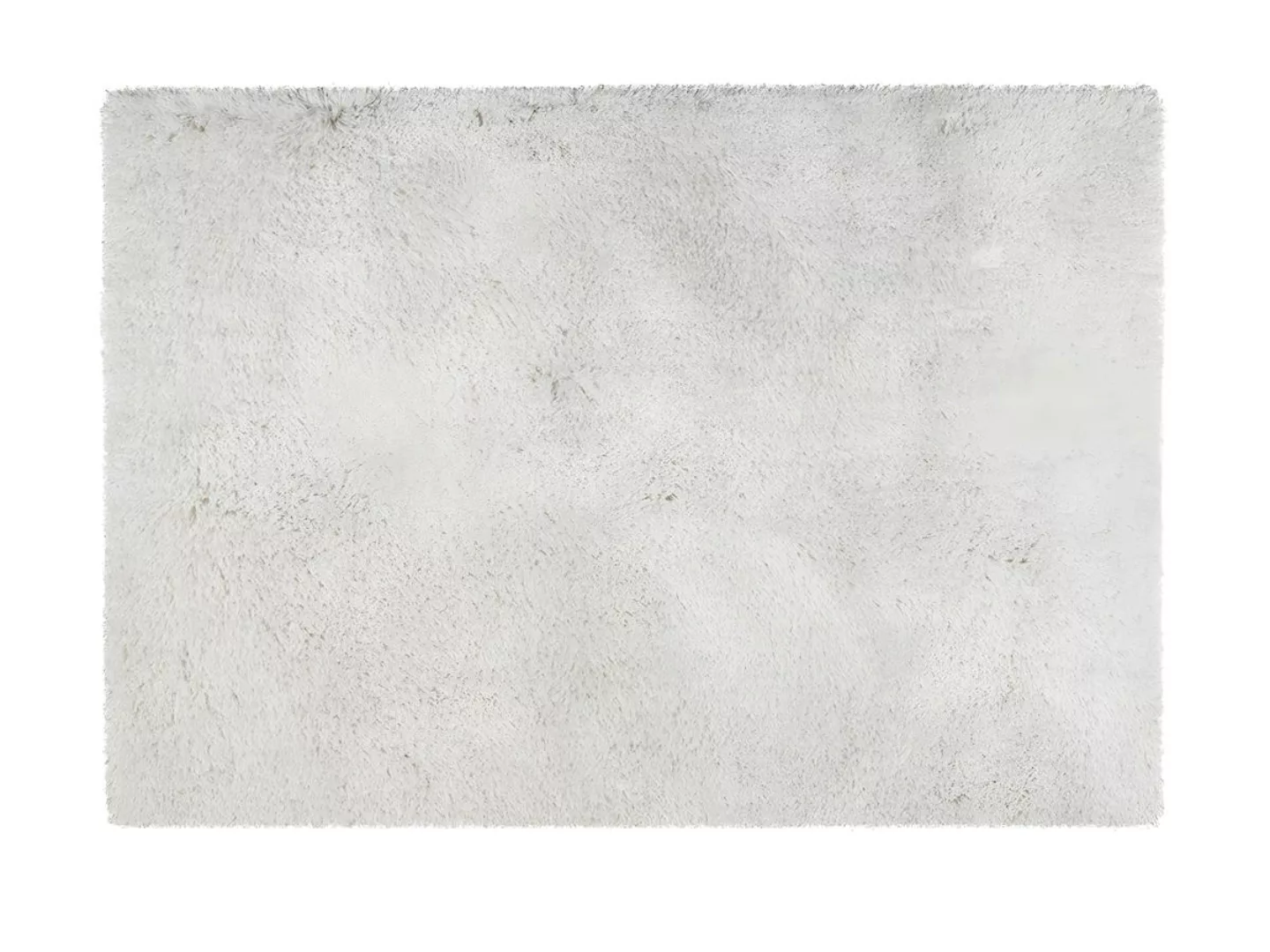 Hochflorteppich - 160 x 230 cm - Microfaser - Weiß - HARVEY günstig online kaufen