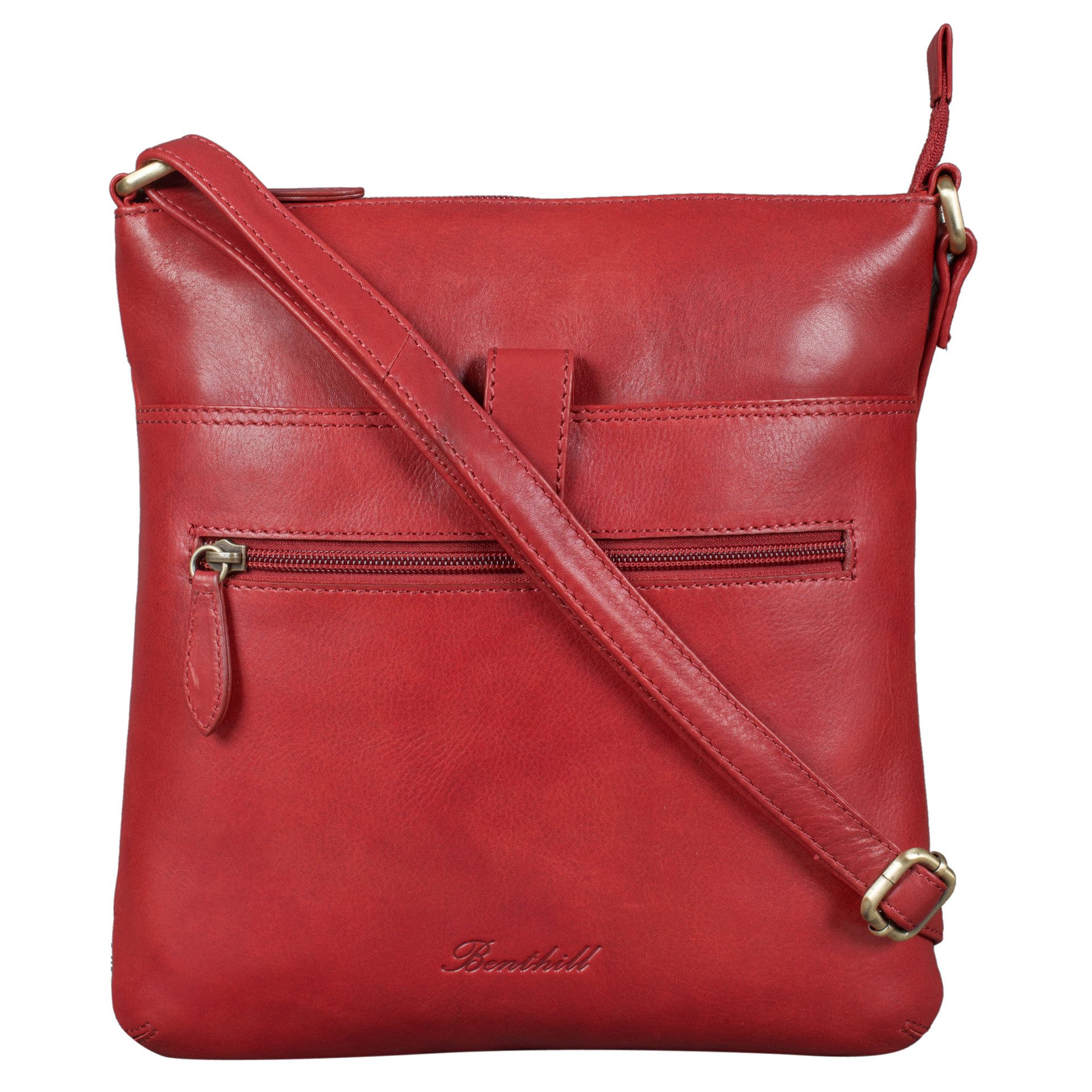 Benthill Umhängetasche Damen Echt Leder Shopper günstig online kaufen